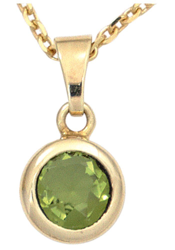 JOBO Runder Anhänger, rund 585 Gold mit... JOBO Runder Anhänger, rund 585 Gold mit...