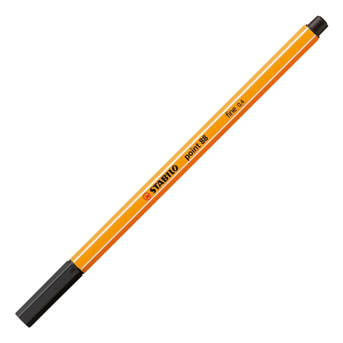 STABILO Fineliner point 88® - Office, (10-tlg), mit wasserbasierter Tinte ohne Metallanteile