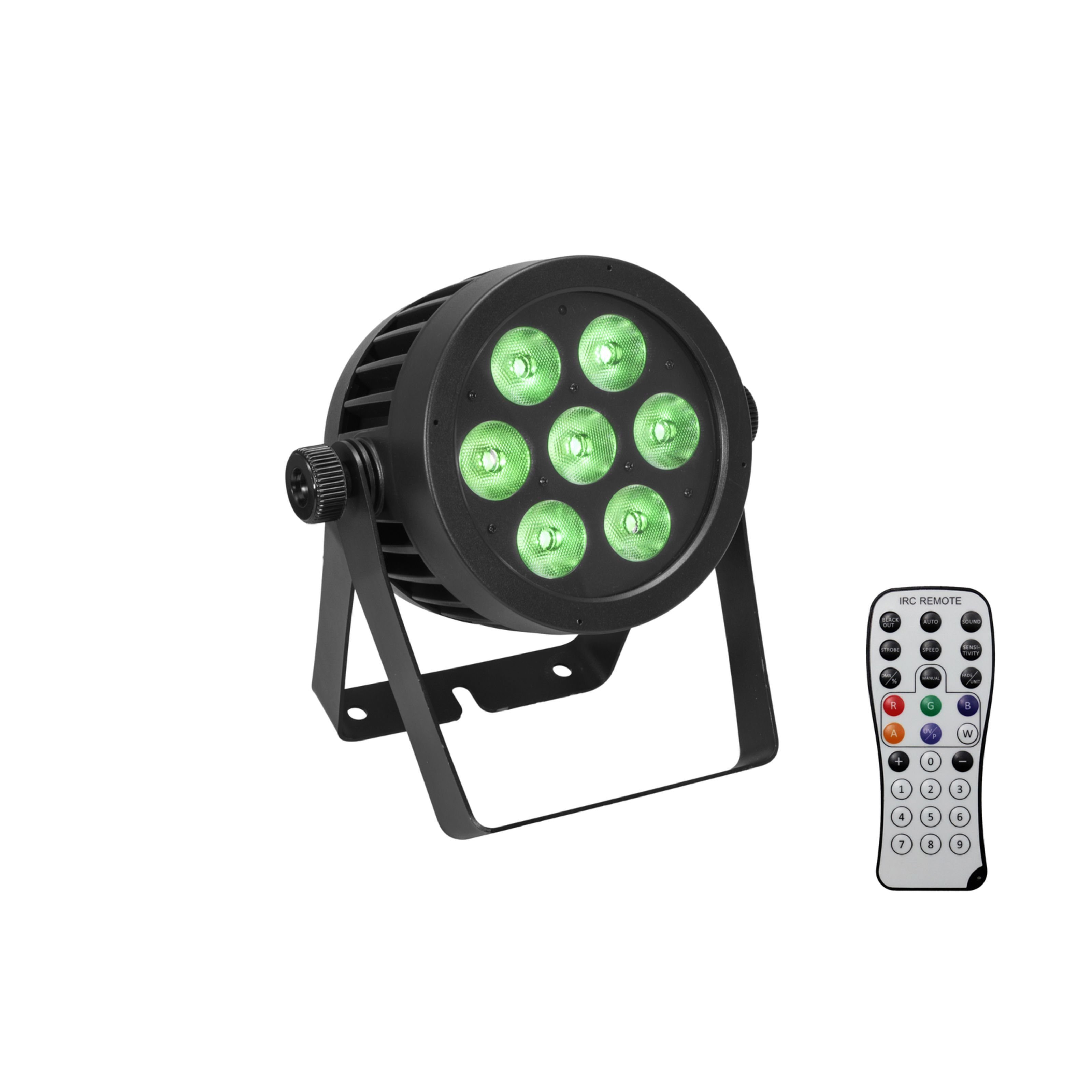 EUROLITE LED Scheinwerfer, LED IP PAR 7x8W QCL Spot - LED PAR Scheinwerfer