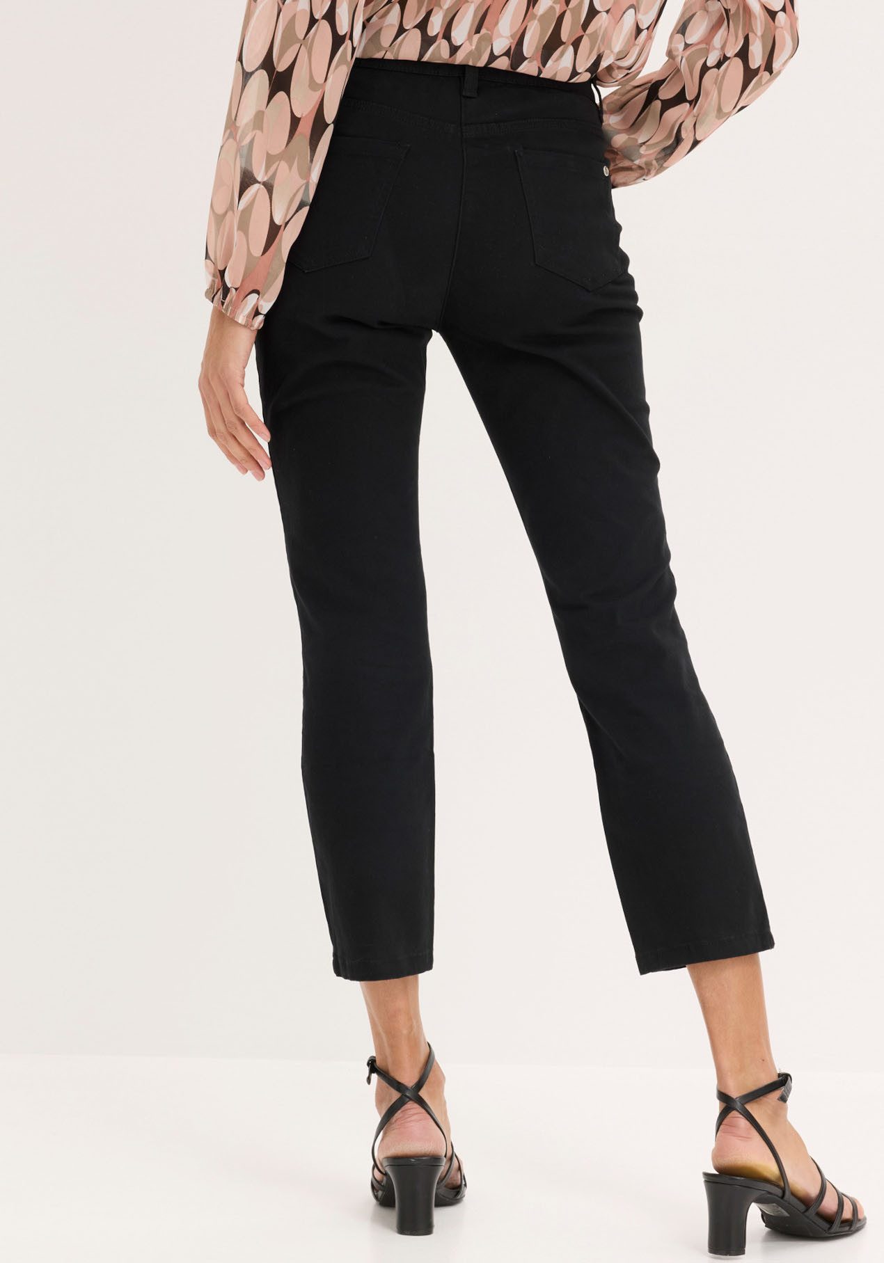 bonprix Stretch-Hose 7/8-Länge, schmale Passform, aus überwiegend Baumwolle