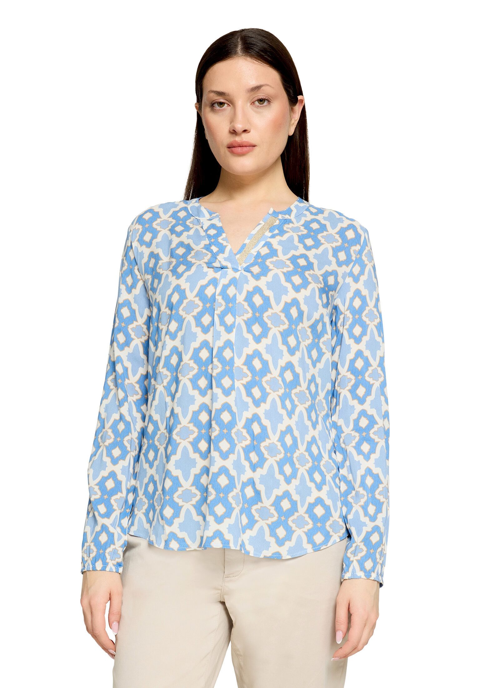 Cartoon Shirtbluse Damen mit Muster