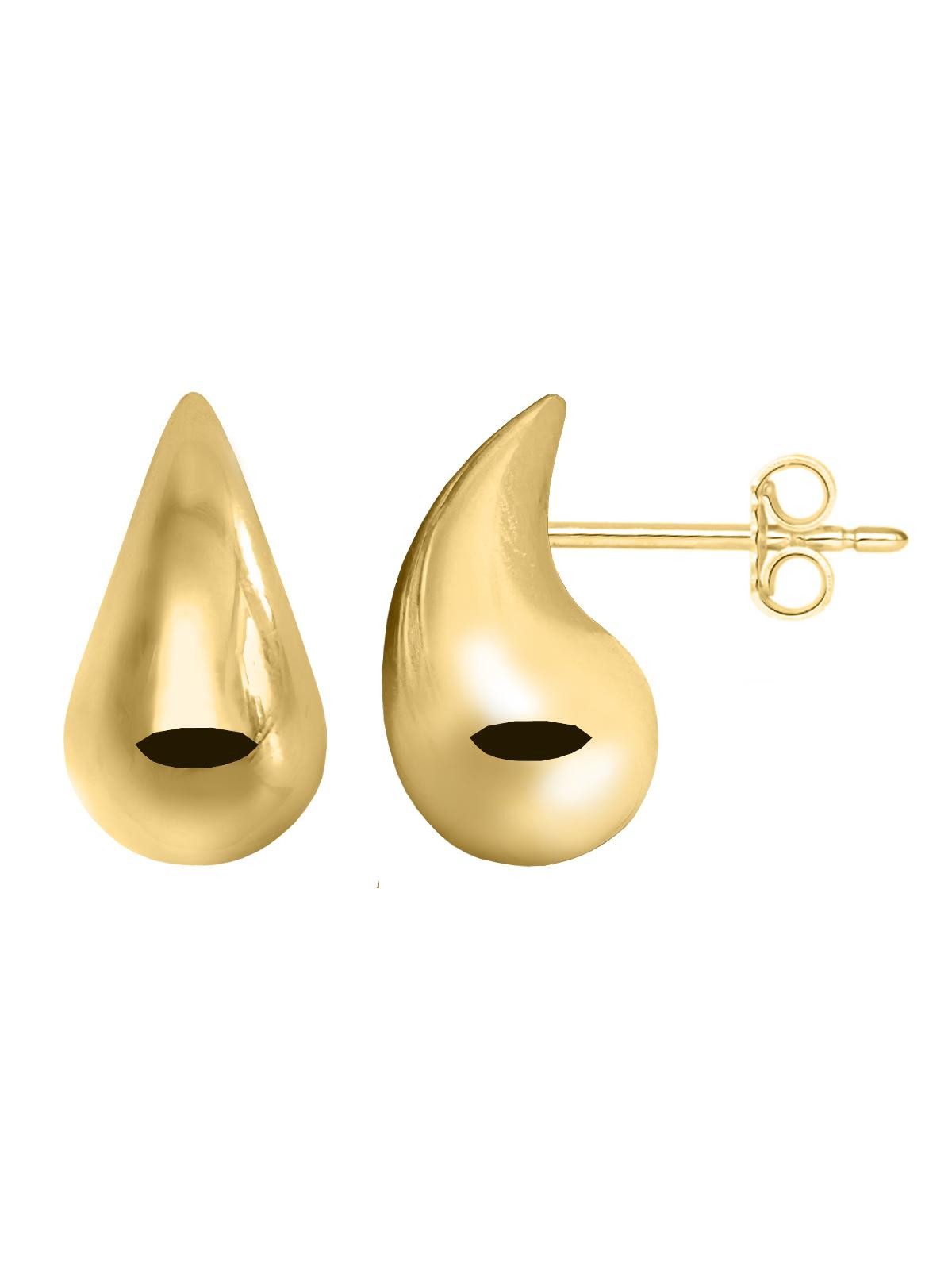 My Gold Paar Ohrstecker Damen Ohrringe Drop Silber 925 Vergoldung Trend - Wilshere (Set, 2-tlg., inkl. Schmuckbox), Geschenke
