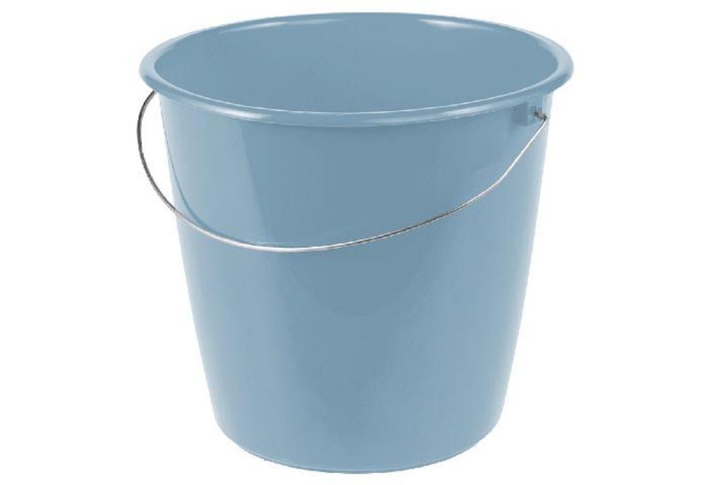 keeeper Putzeimer KEEEPER Eimer mit Stahlbügel Kunststoff 10l Ø28,5cm nordic blue, (1-tlg)