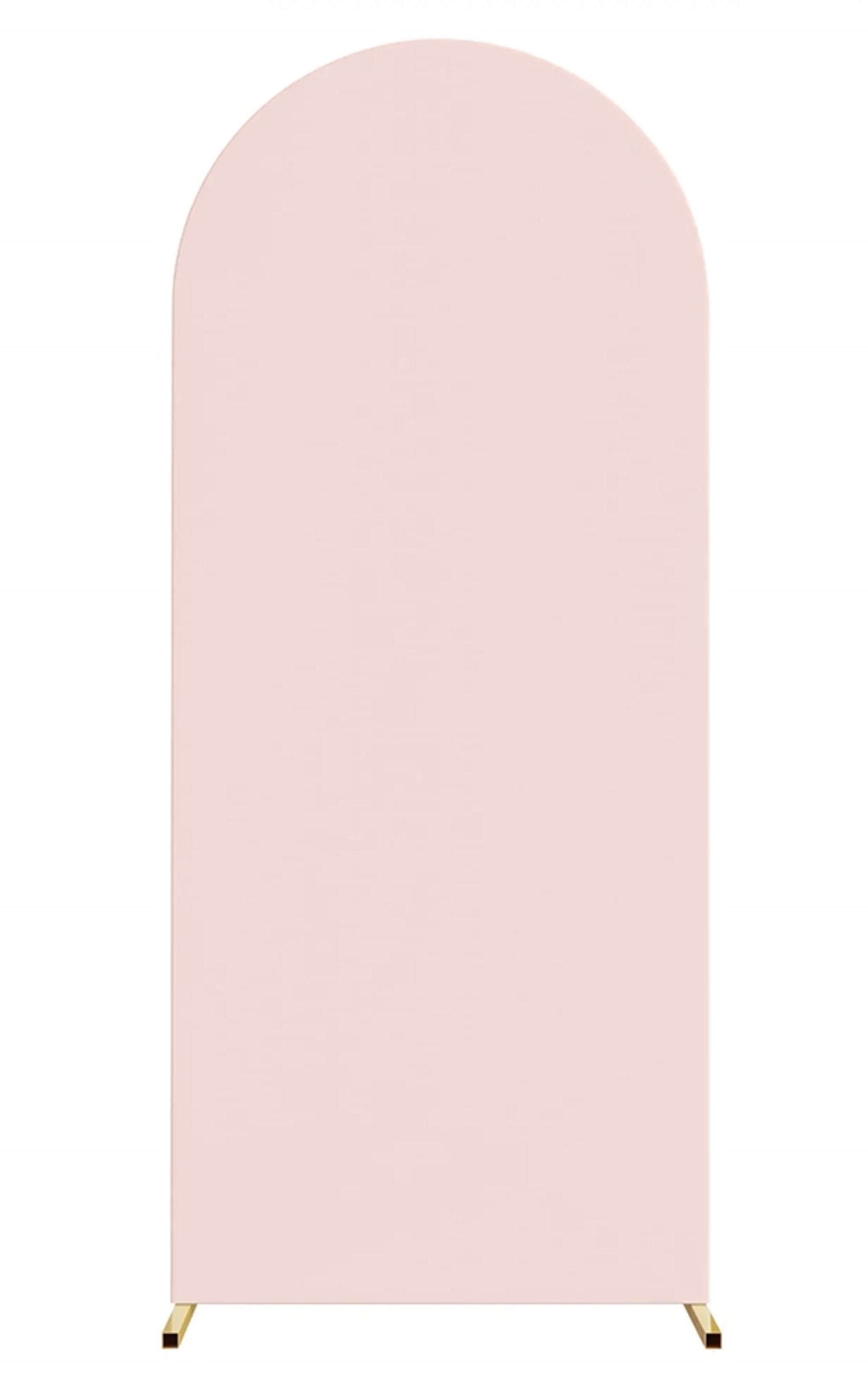 Festivalartikel Hussen-Set Puderrosa Husse für Hochzeitsbogen 1x2m - elastisch, elegant