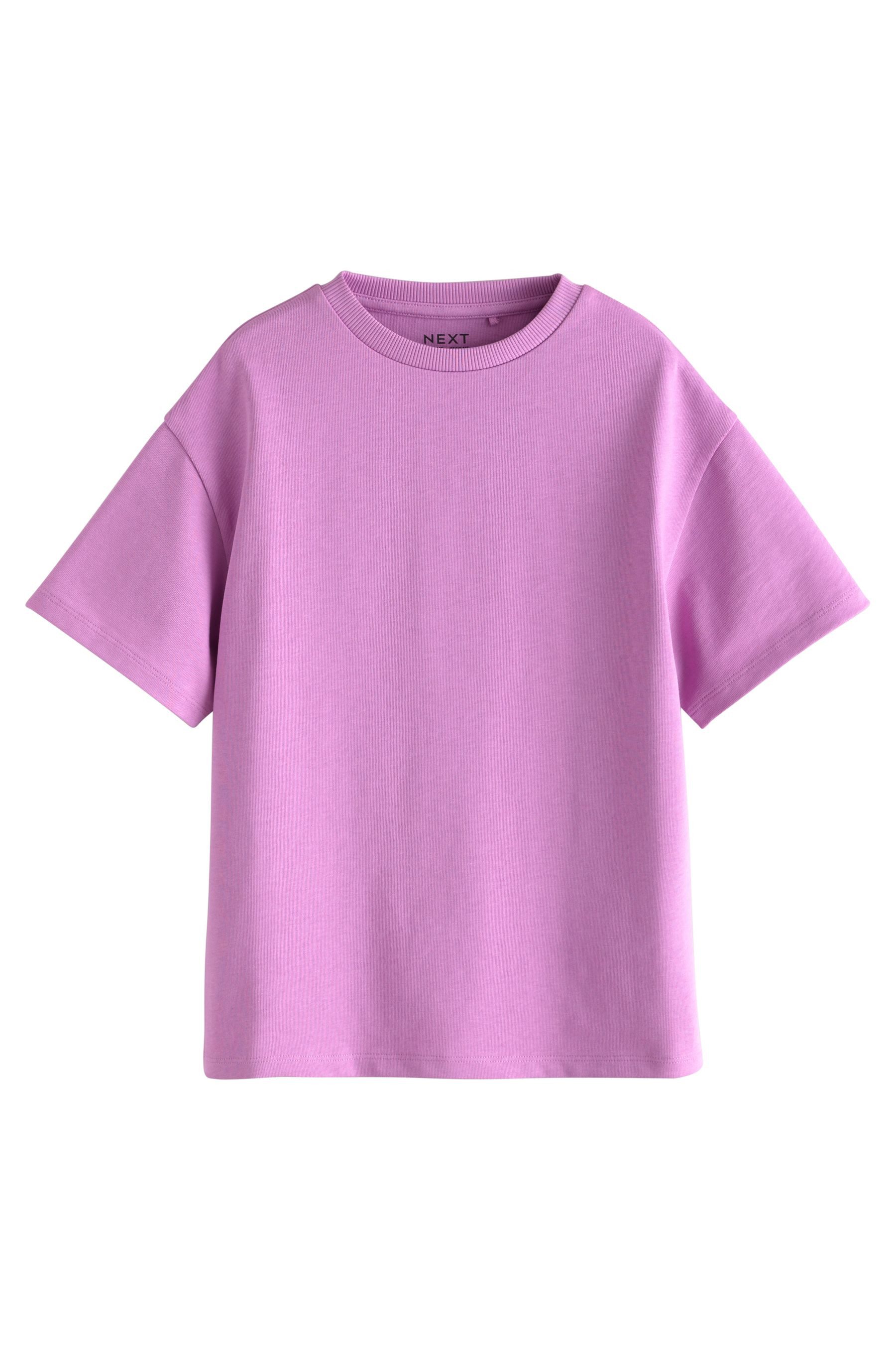 T-Shirt Oversized Fit T-Shirt aus 100 % schwerer Baumwolle