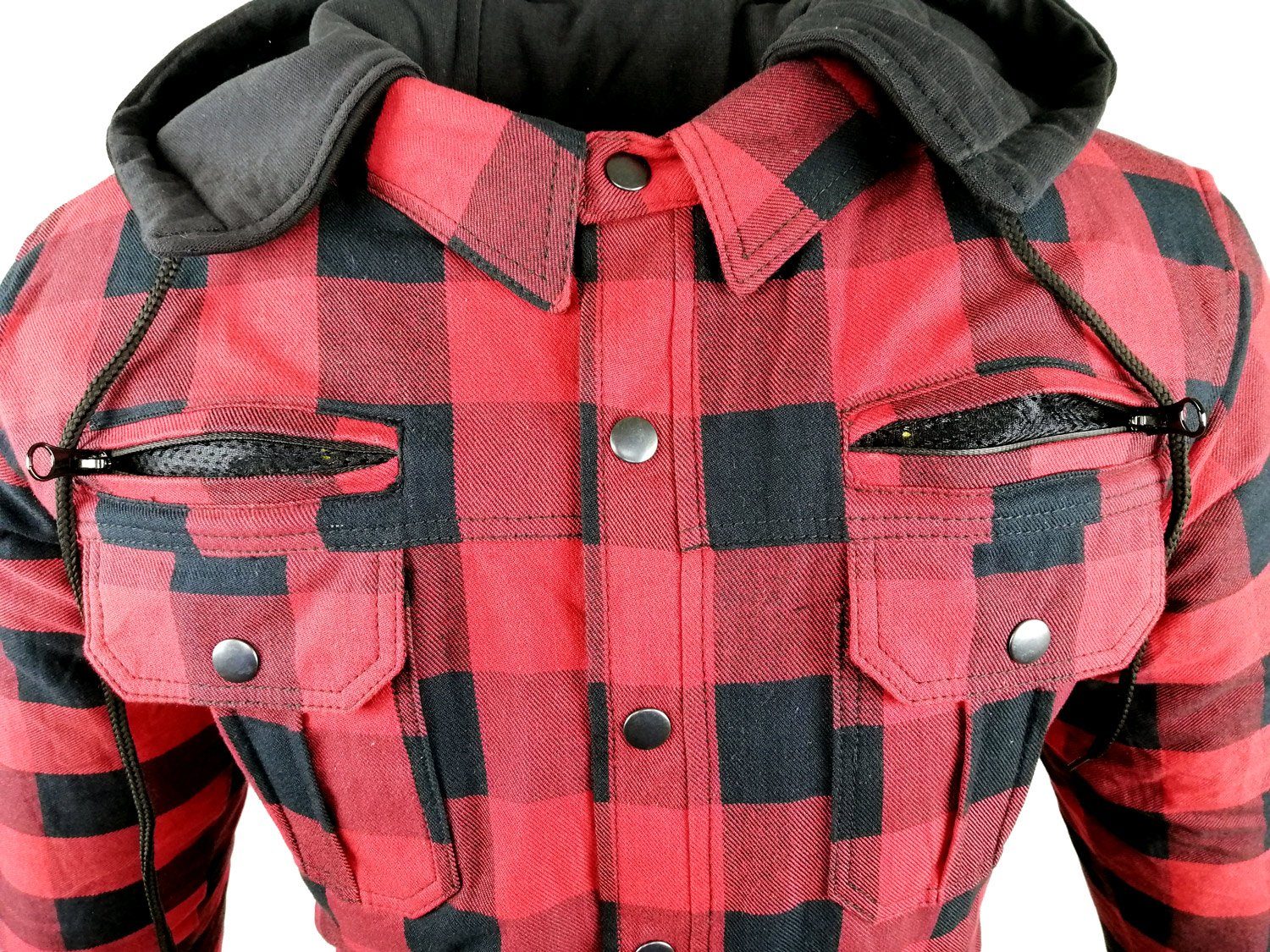 Alpha Speeds Motorradjacke Flanell-Holzfäller Motorrad KEV ARAMID Shirt Lum günstig online kaufen