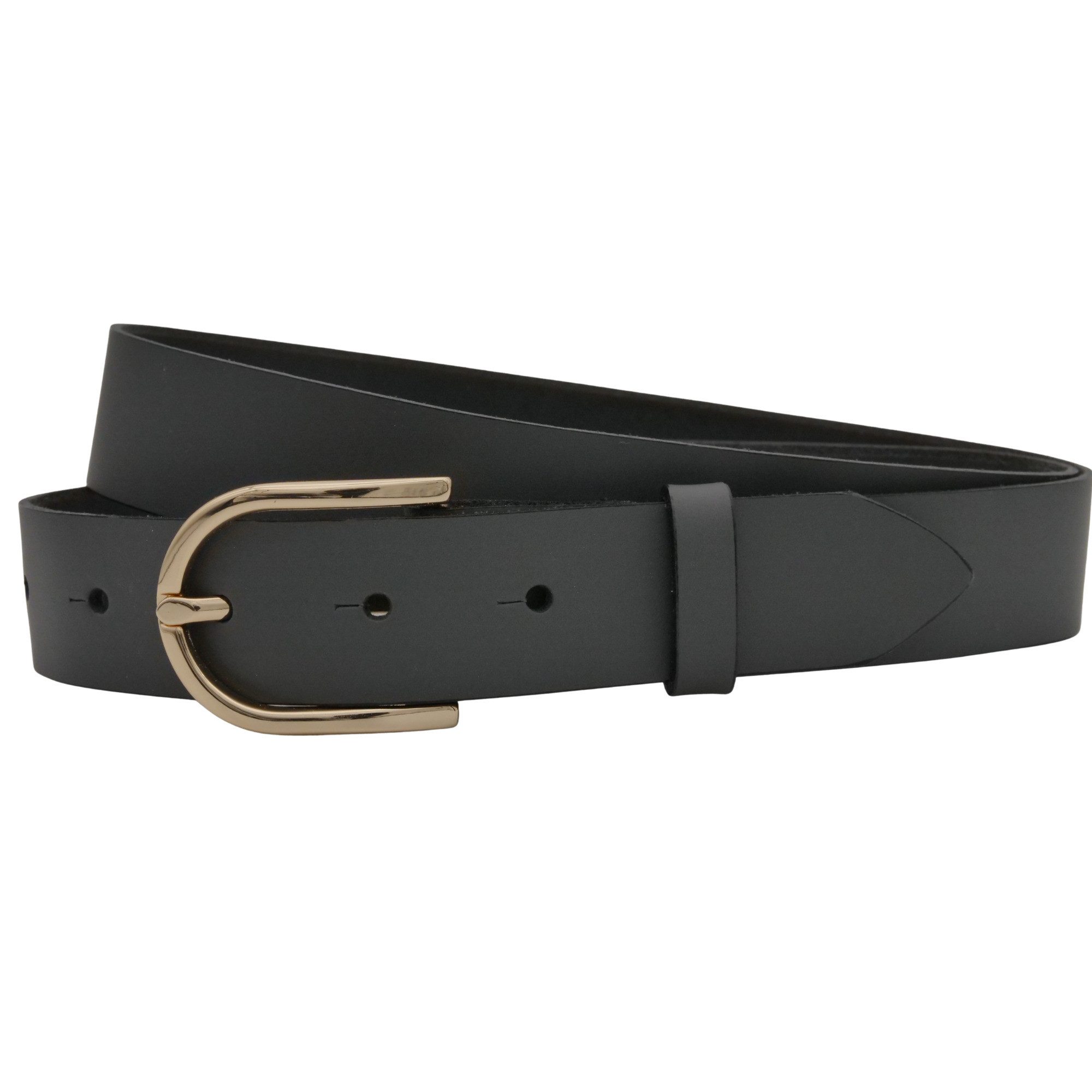 AnnaMatoni Ledergürtel AnnaMatoni Damen Ledergürtel Basic Gürtel 3cm breit echt Leder