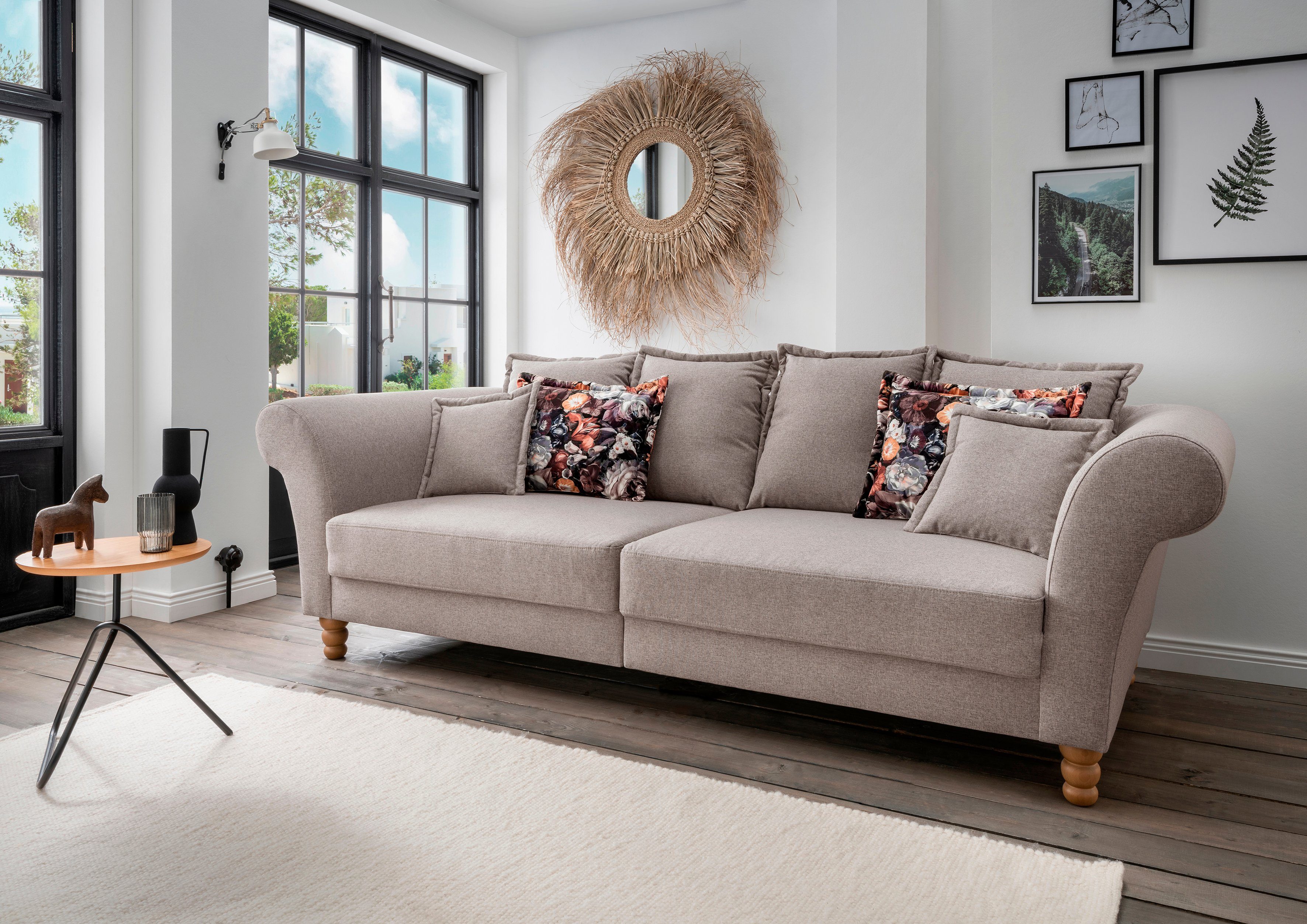 Home affaire Big-Sofa Tassilo Mega Sofa günstig online kaufen