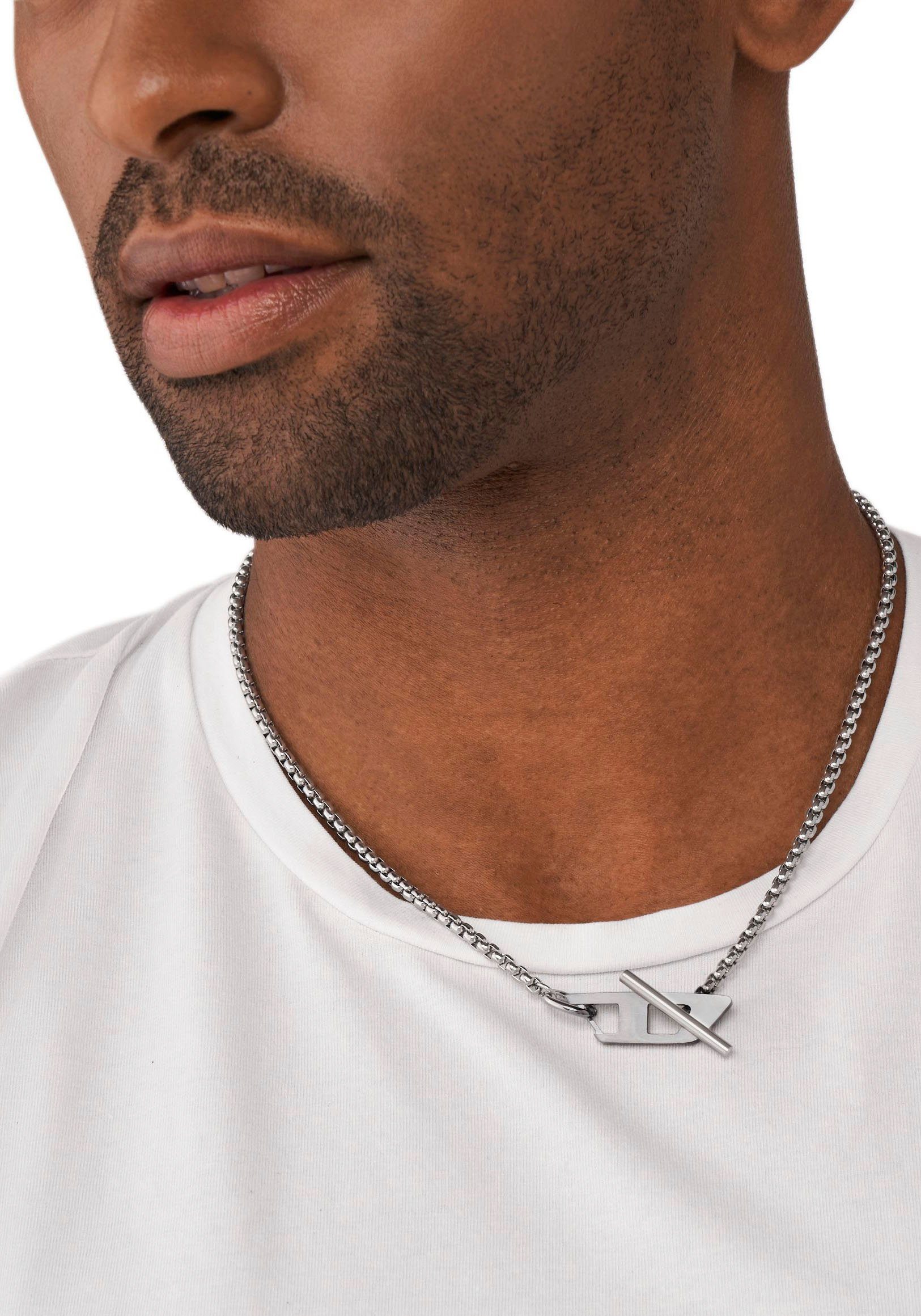 Diesel Kette mit Anhänger Schmuck Edels...