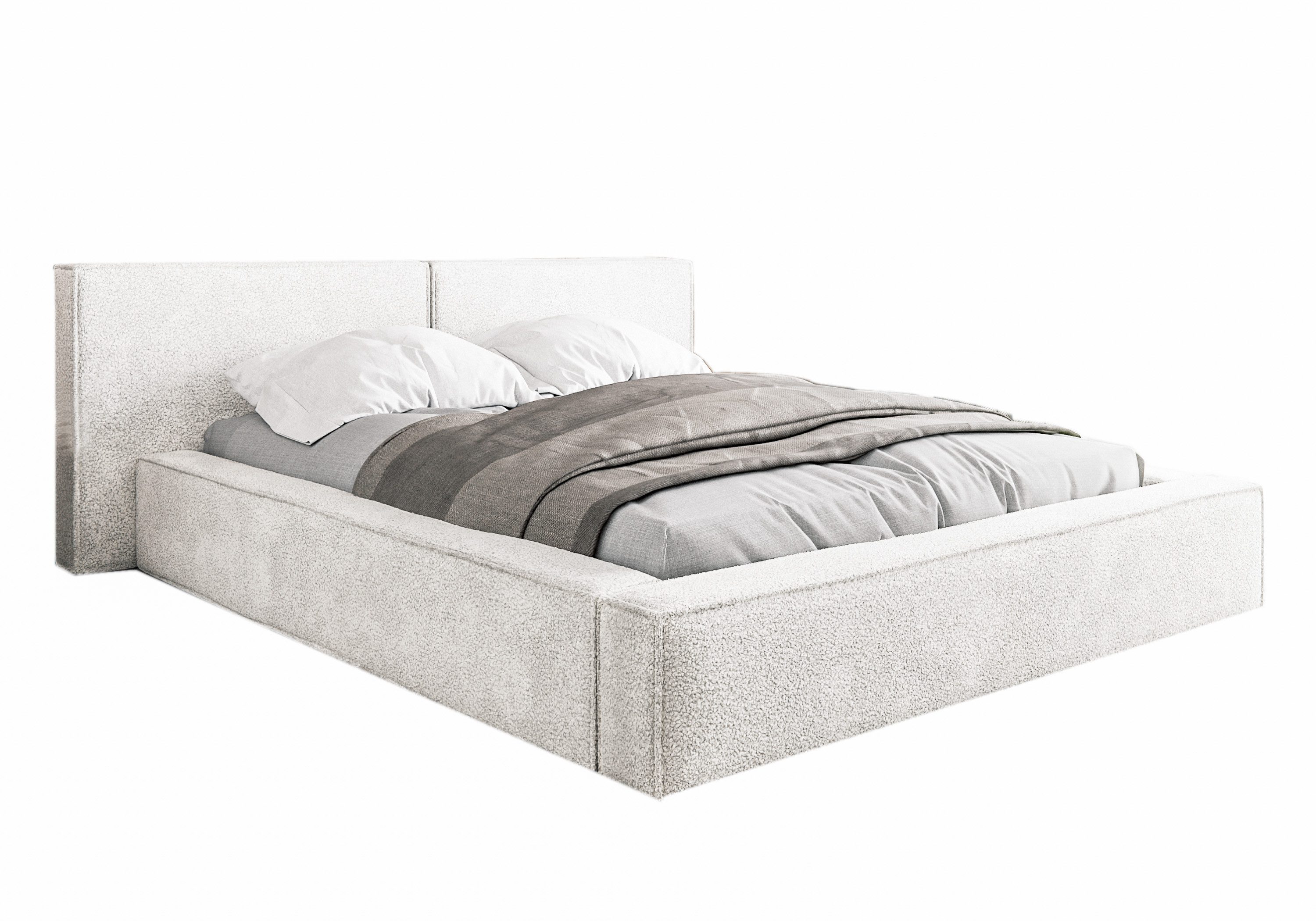 Compleo Polsterbett boucle mit Bettkasten und günstig online kaufen