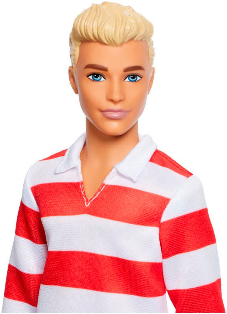 Barbie Anziehpuppe Fashionista Ken-Puppe - Red and White Strip günstig online kaufen