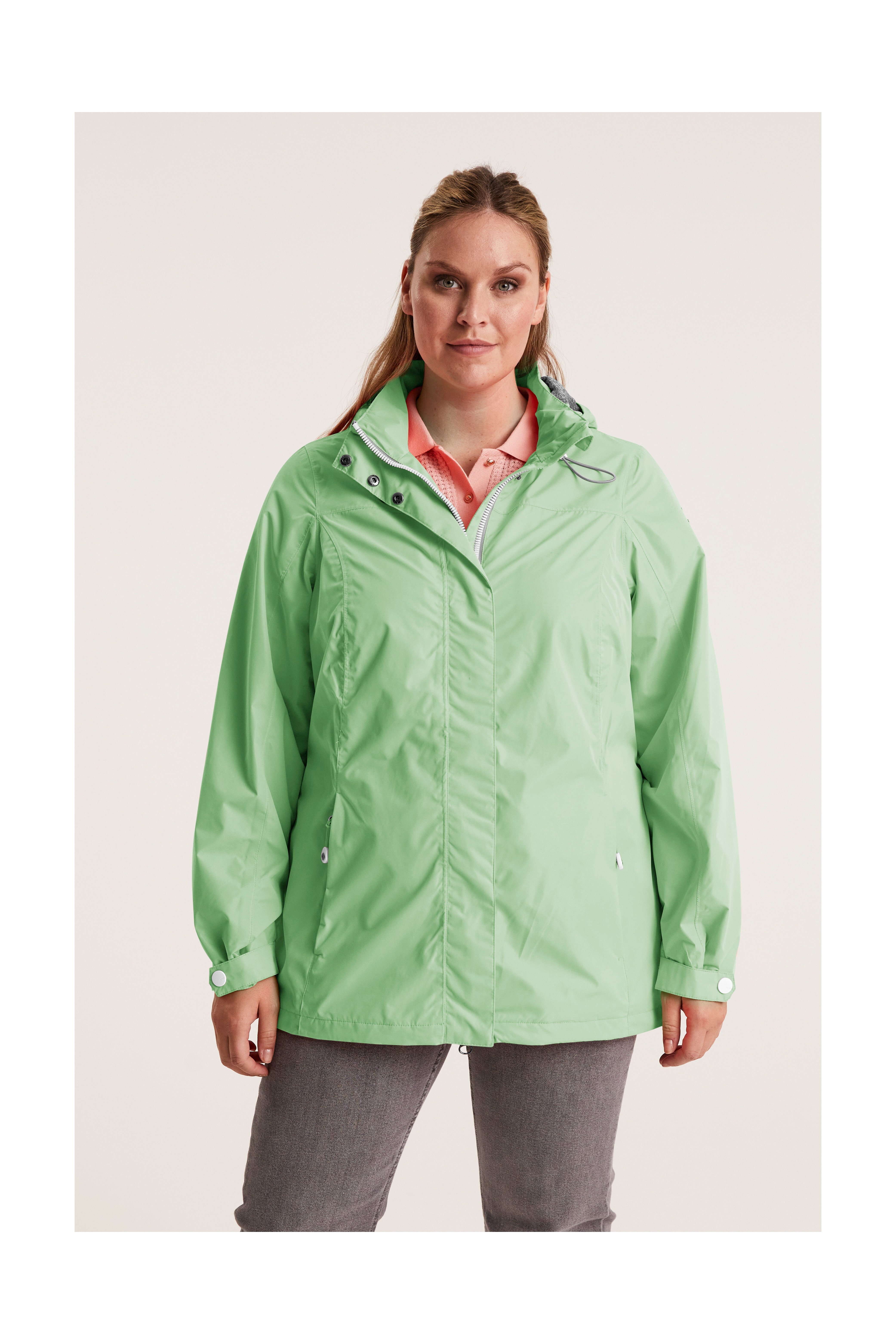 STOY Outdoorjacke STS 11 WMN JCKT Wasserdichte, atmungsaktive STOY-Jacke mit abnehmbarer Kapuze