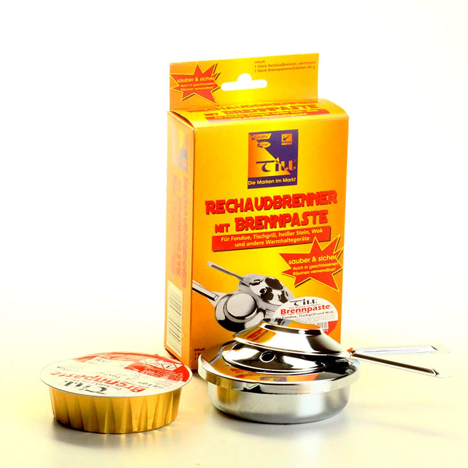 Till Bioethanol Pastenbrenner Spiritusbrenner Rechaud Brenner Fondue Speise günstig online kaufen