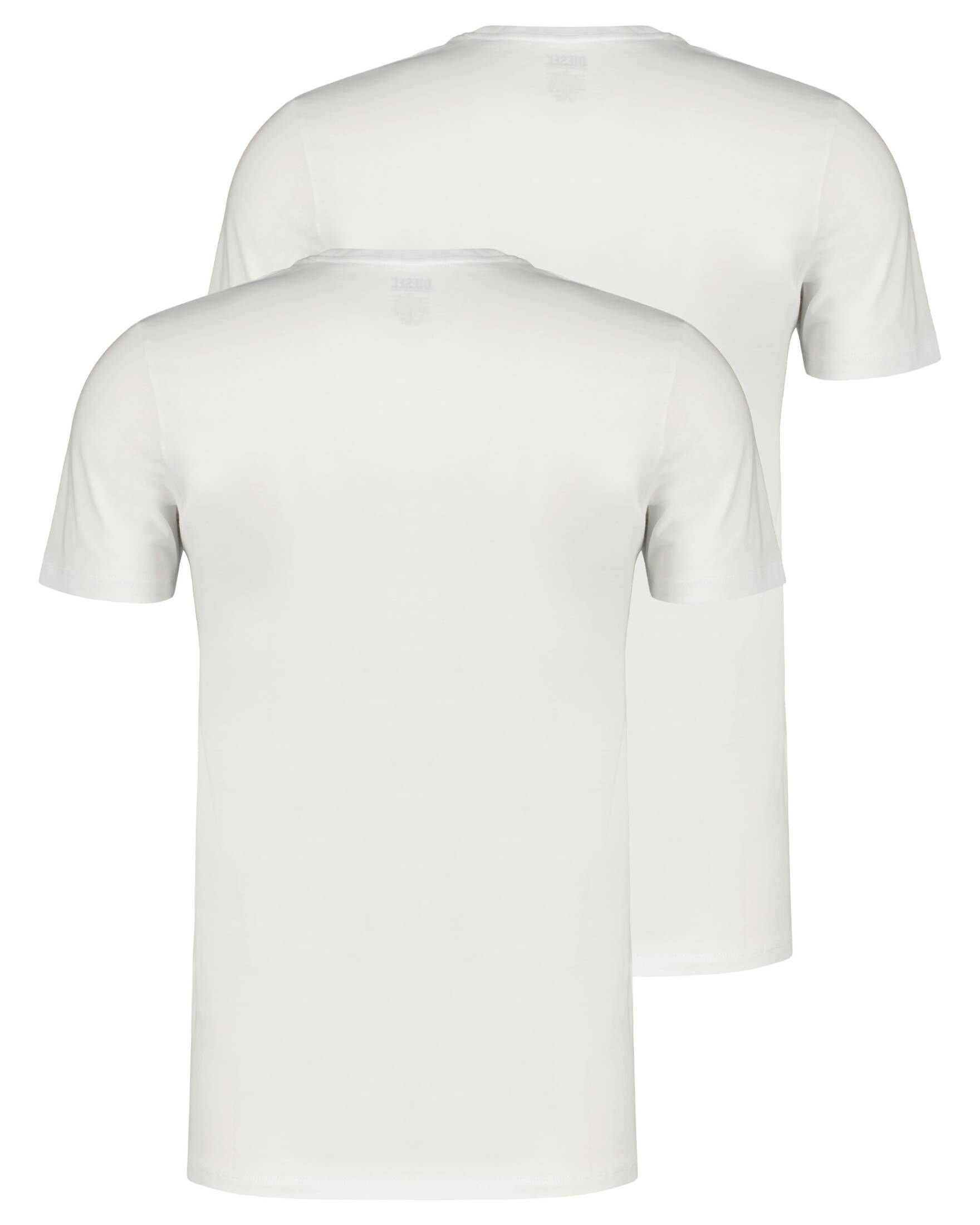 T-Shirt Weiß Diesel 2er-Pack Herren (1-tlg) UMTEE-RANDAL T-Shirt
