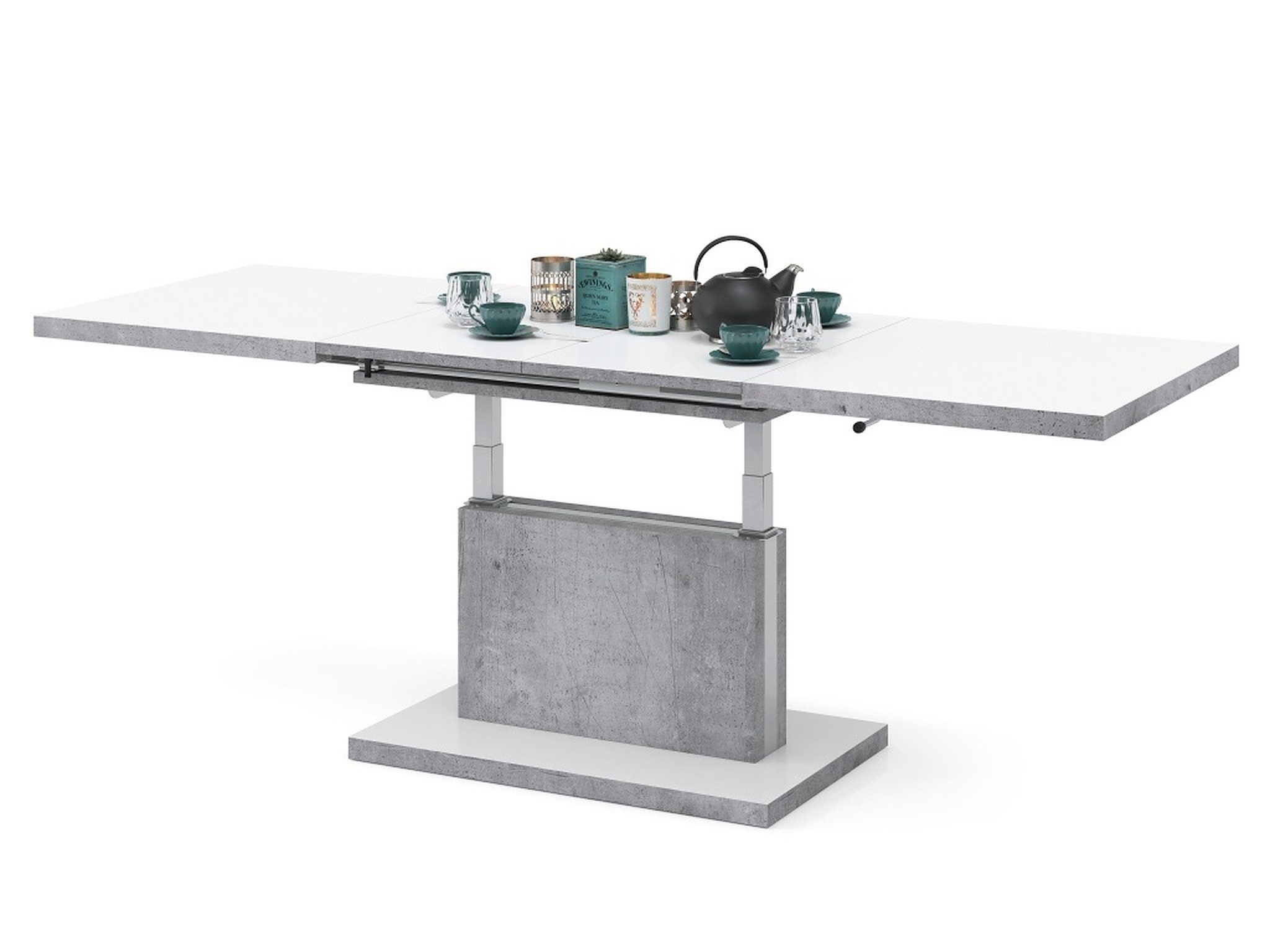 Mazzoni Couchtisch Aston Weiß Matt / günstig online kaufen