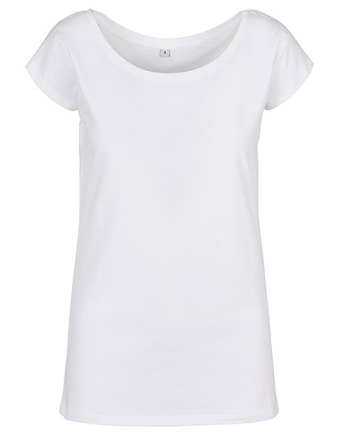 WITORU T-Shirt 1er/2er Pack Damen Wide Neck T-Shirt für Frauen u. Mädchen (2-tlg) GR. XS bis 5XL - 100% Baumwolle