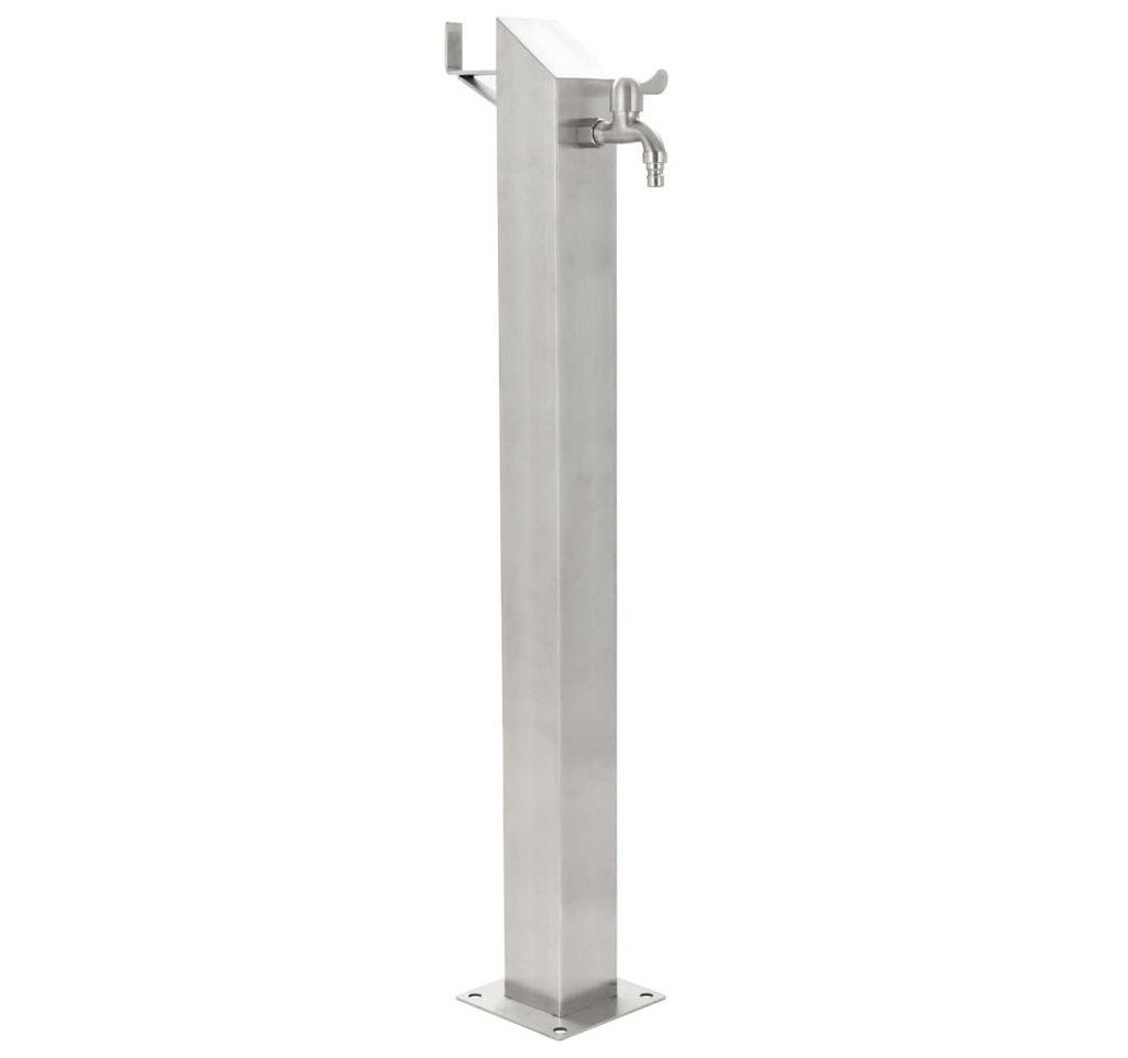 Thumbnail - vidaXL Wassertank, Garten-Wassersäule Edelstahl Quadratisch 95 cm