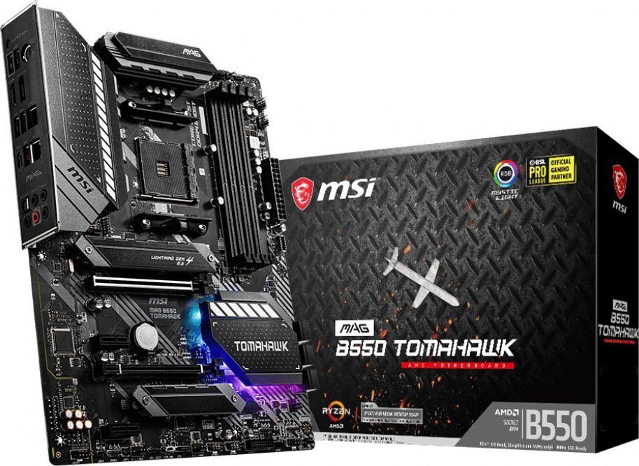 B550 RGB-LED-Lichtleiste TOMAHAWK MAG MSI Mainboard