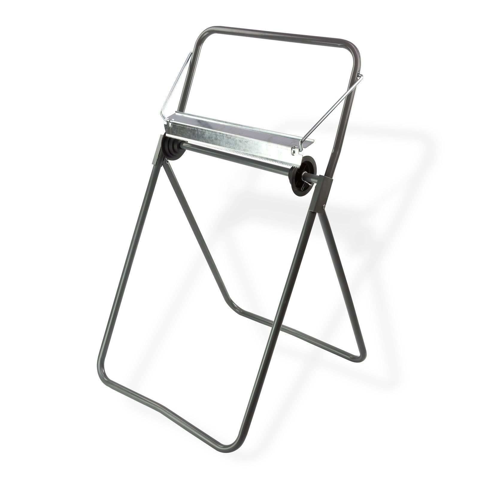 Wandrollenhalter Putztuchrollen-Bodenständer 40 cm Metall