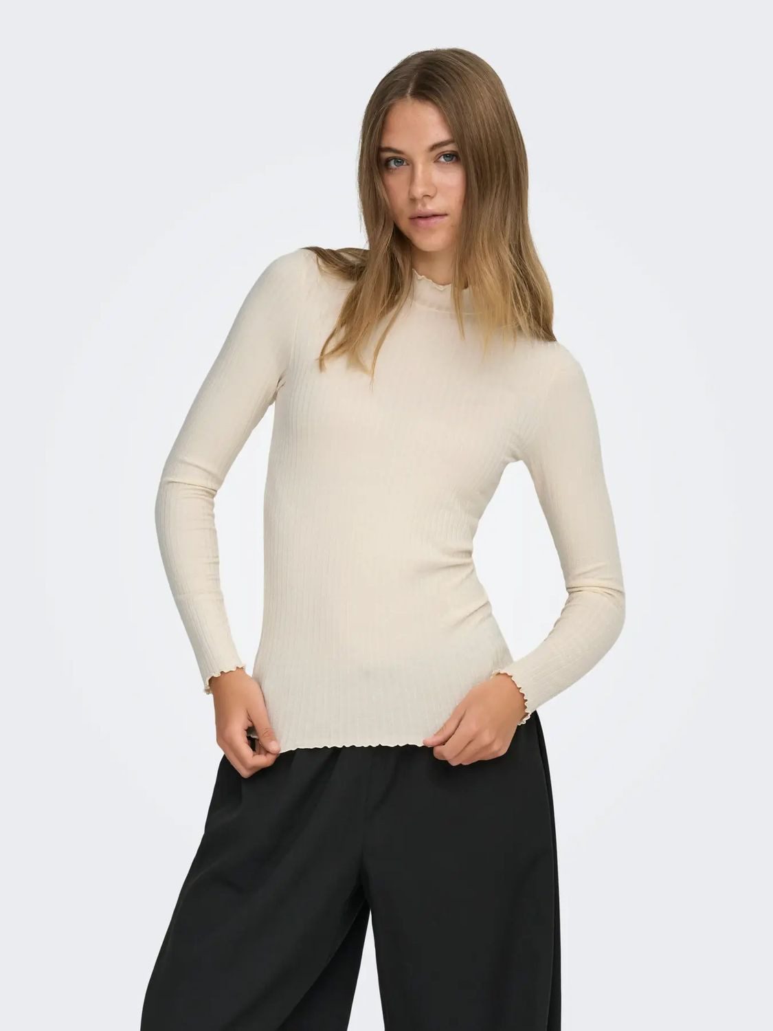 JDY Longsleeve FRANSISKA (Set) in Rippstrick im 2er Sparpack