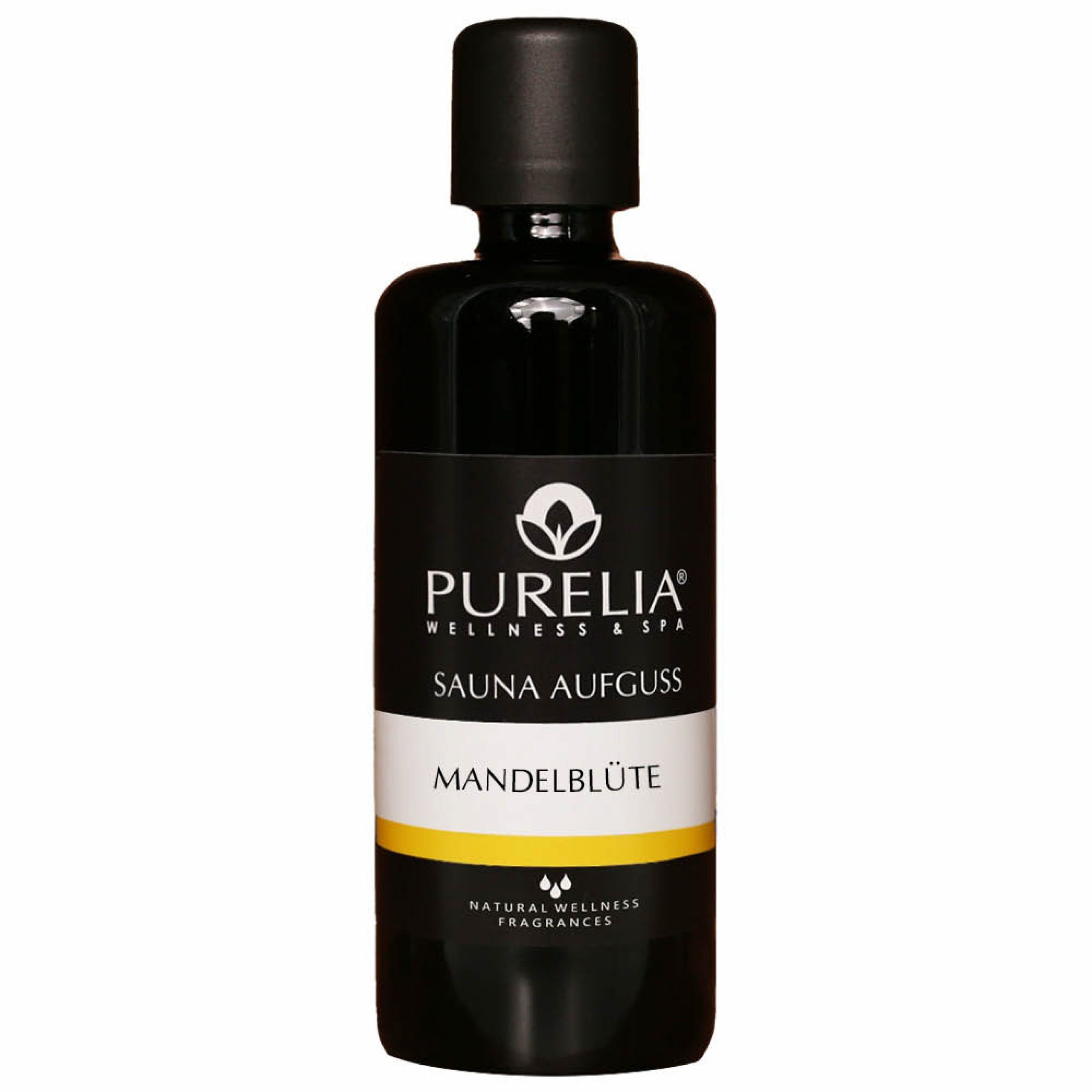 Purelia Aufgusskonzentrat PURELIA Saunaaufguss Konzentrat Mandelblüte 100 ml natürlicher