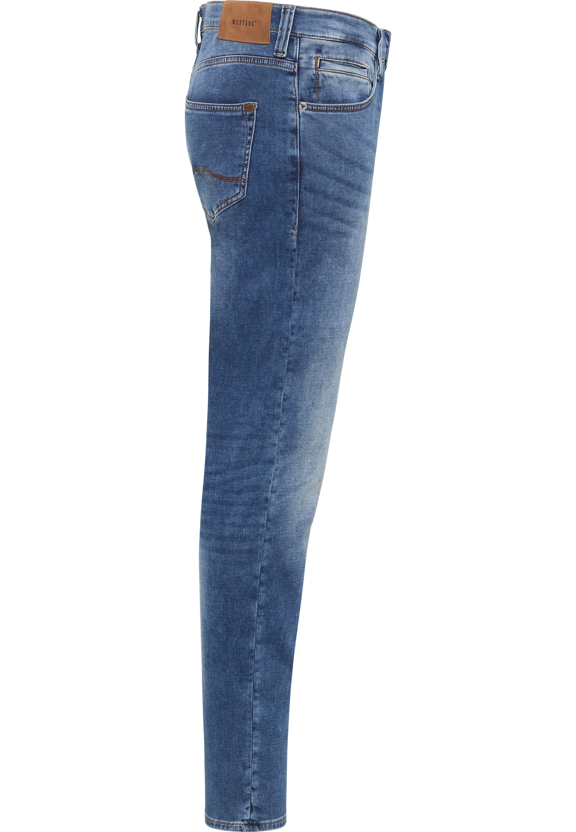 5-Pocket-Jeans Tapered MUSTANG Oregon Sweat-Denim K blau-5000313