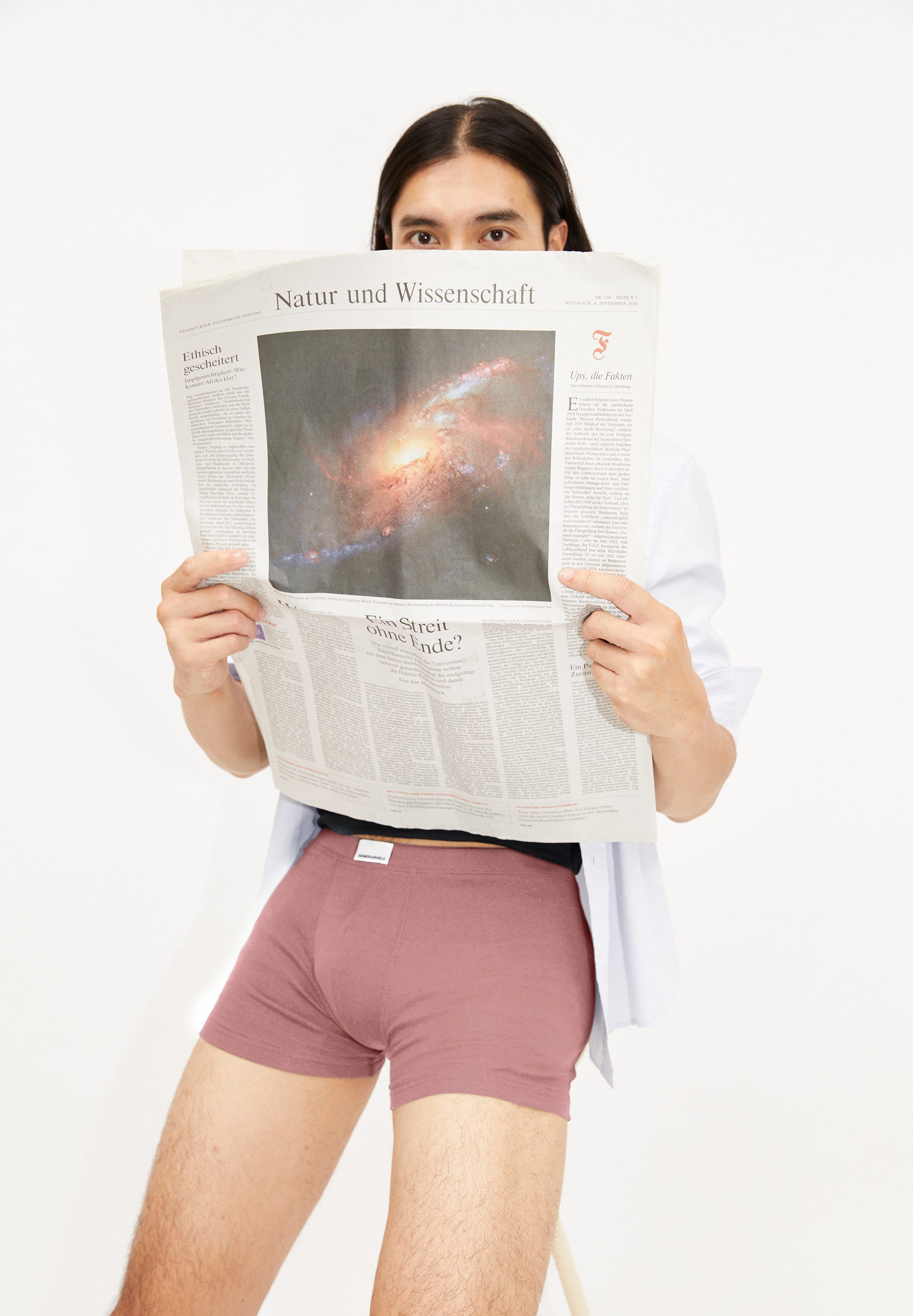 Armedangels Boxer RICAARD RIB Ripp-Boxer aus Bio-Baumwoll Mix (1-St)