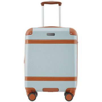 OKWISH Hartschalen-Trolley Handgepäck Koffer Reise Trolley Gepäck, 4 Rollen, Erweiterbar, TSA-Schloss, Nur 1 Stück