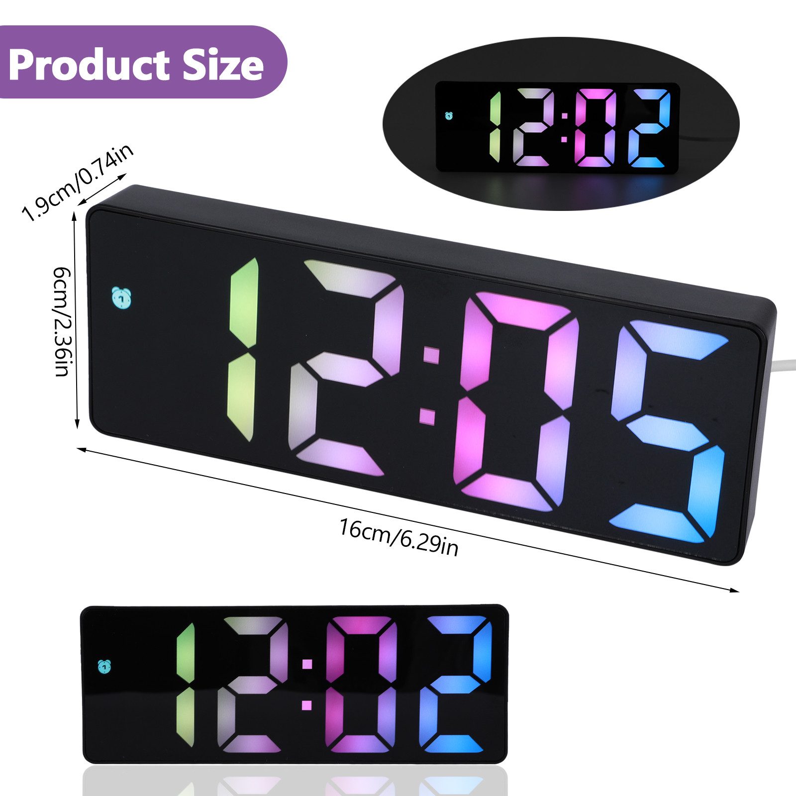 BlingBin Wecker LCD Digitaler Wecker Digital günstig online kaufen