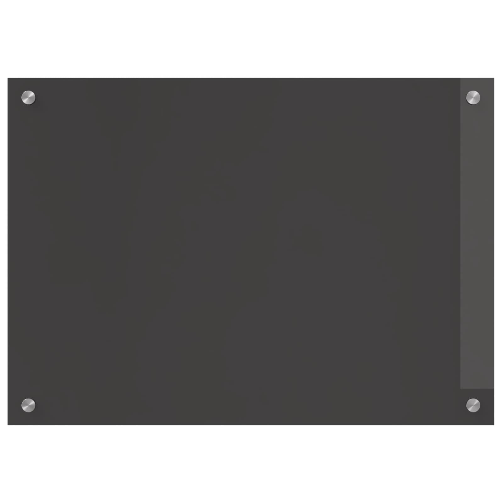 vidaXL Küchenrückwand Küchenrückwand Dunkelgrau 70 x 50 cm Gehärtetes Glas, (1-tlg)