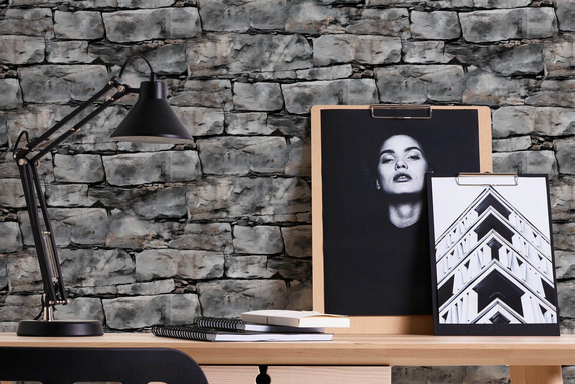 living walls Vliestapete LIMITED – Naturstein Mauer, leicht strukturiert, Steinoptik, 3D-Optik, realistisch, (1 St), Rustikale Natursteinwand mit realistischer Tiefenwirkung