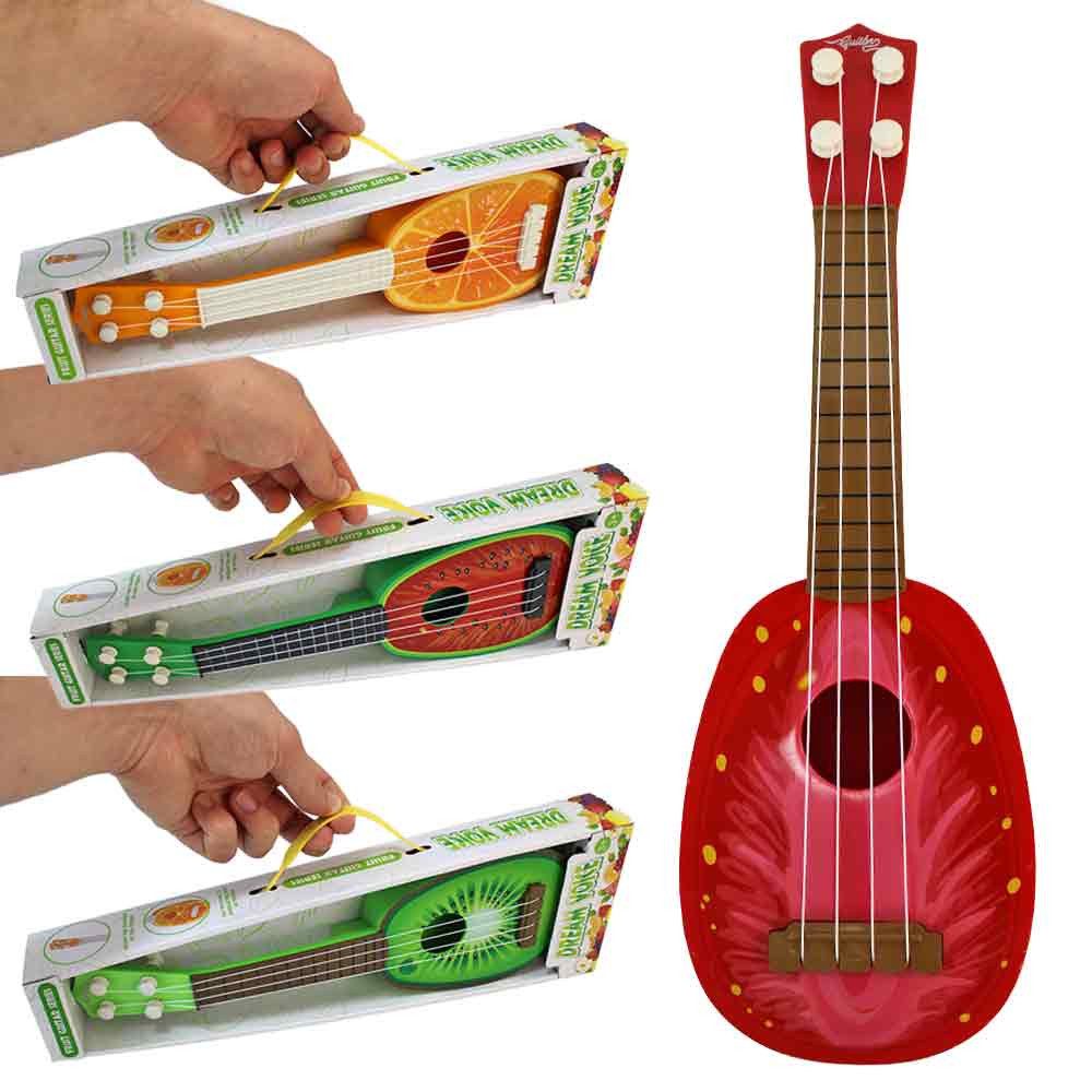 Jonotoys Spiel-Gitarre Spielzeug Gitarre ab 3 Jahre Obstmotive, (1 tlg) günstig online kaufen