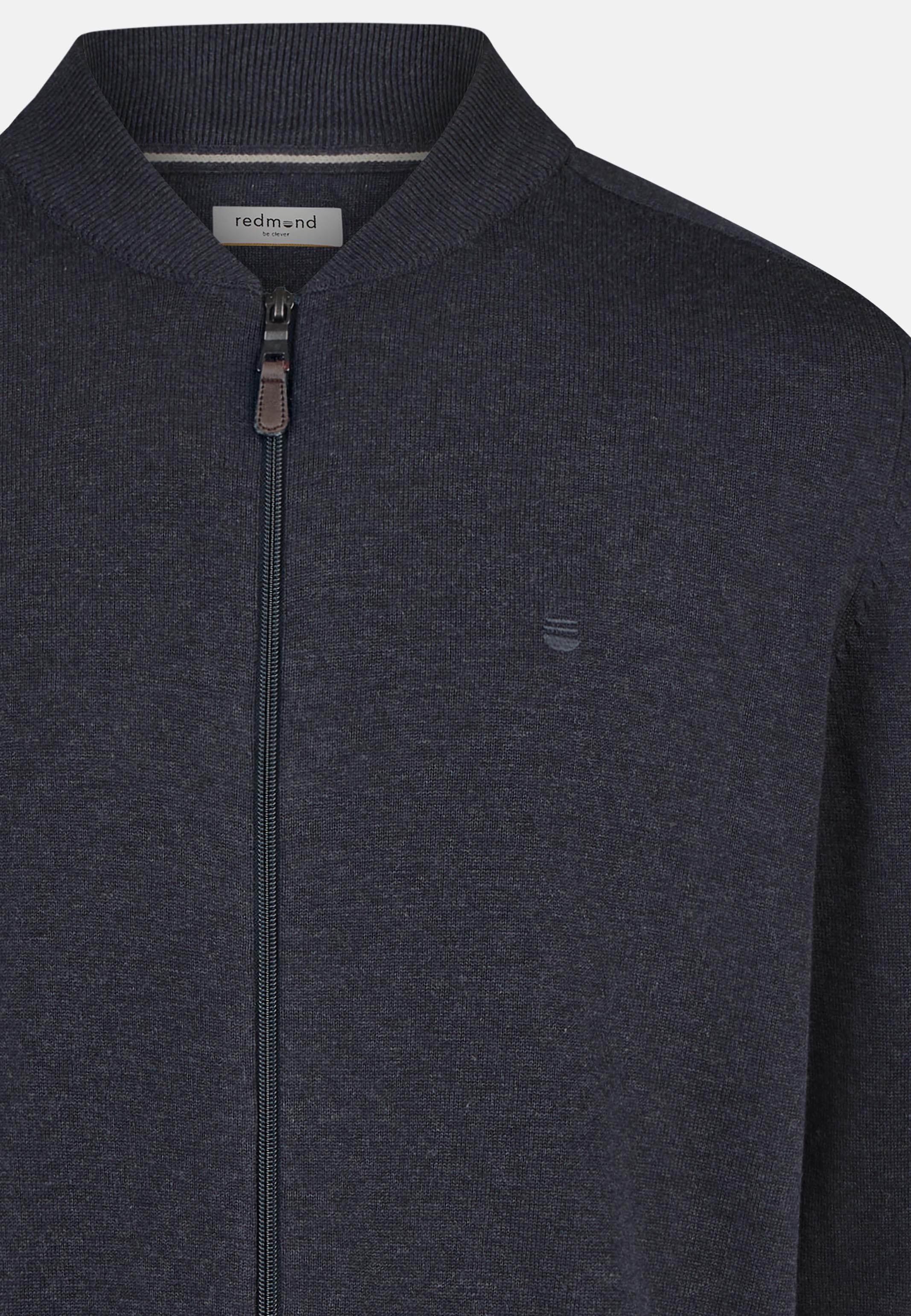 Redmond Strickjacke Basic (1-tlg) Strickjacke - Baumwolle - Atmungsaktiv - Weicher Feinstrick