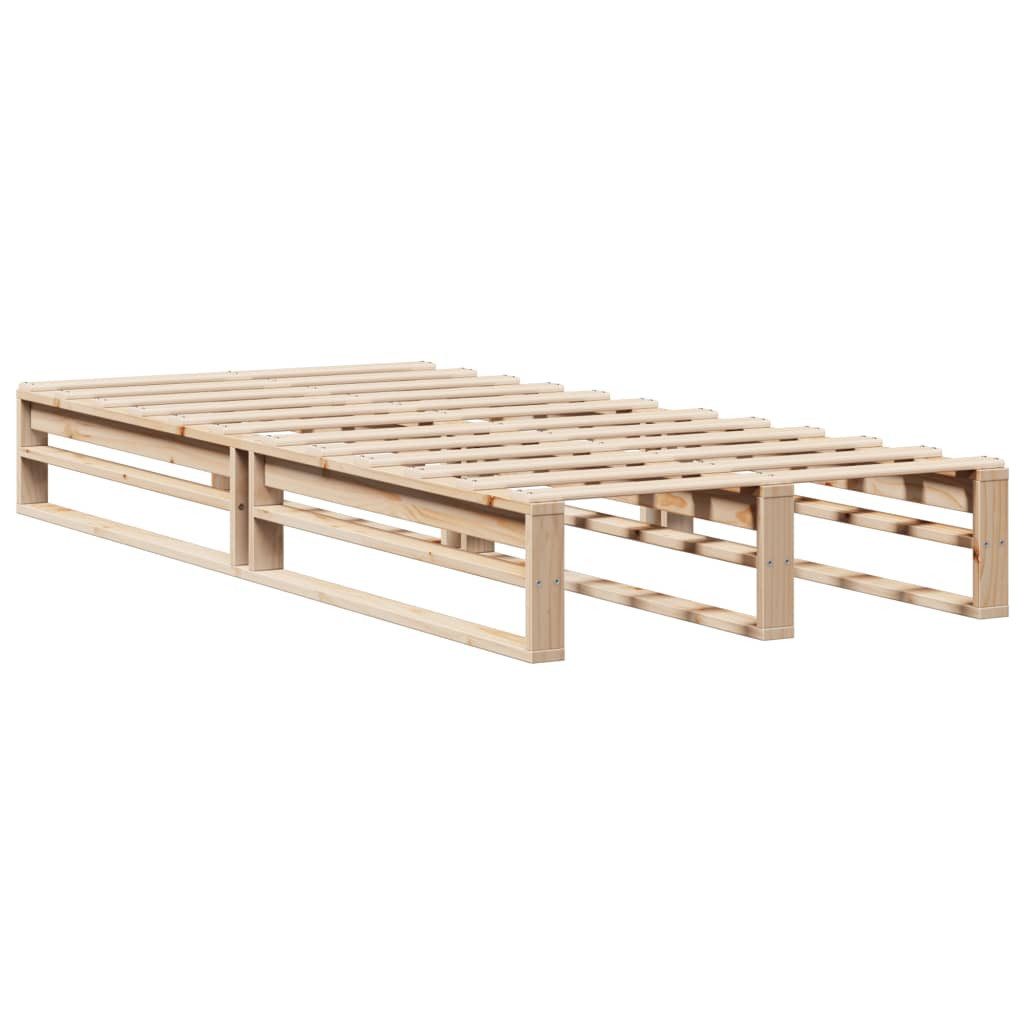 vidaXL Bett Massivholzbett ohne Matratze 90x190 cm Kiefernholz günstig online kaufen