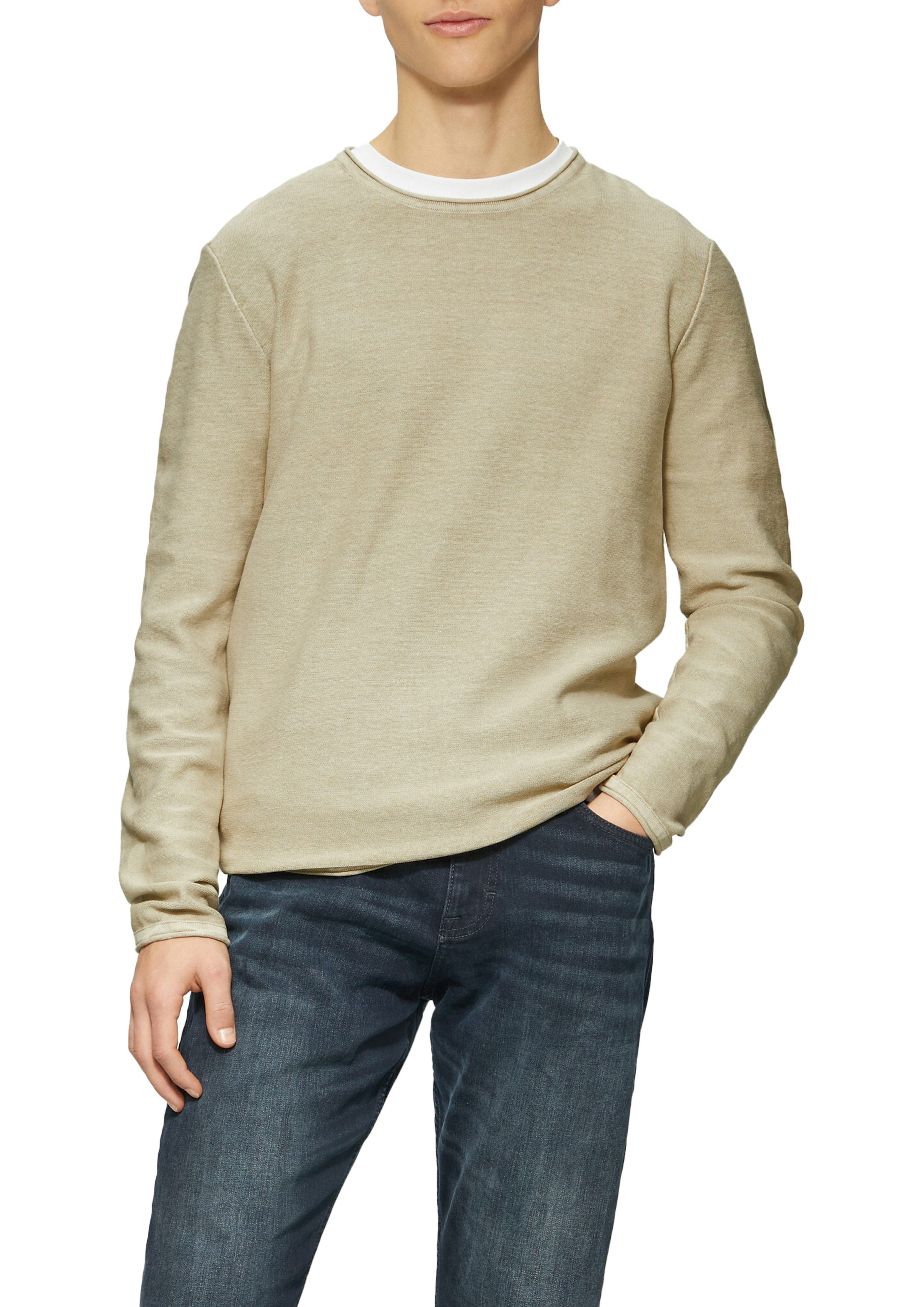 QS Strickpullover mit Rollkante günstig online kaufen
