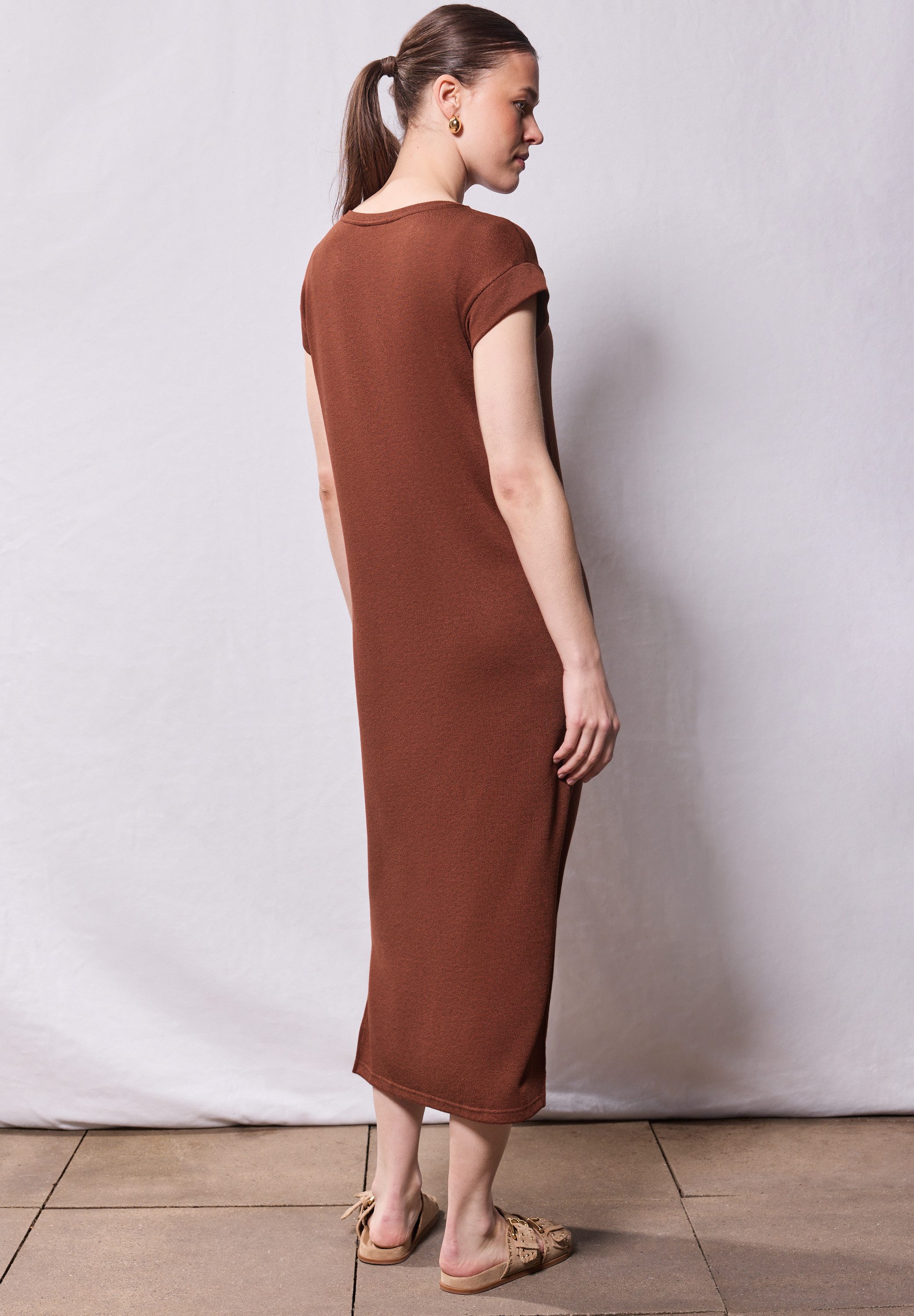 STREET ONE STUDIO Midikleid mit Rundhalsausschnitt günstig online kaufen