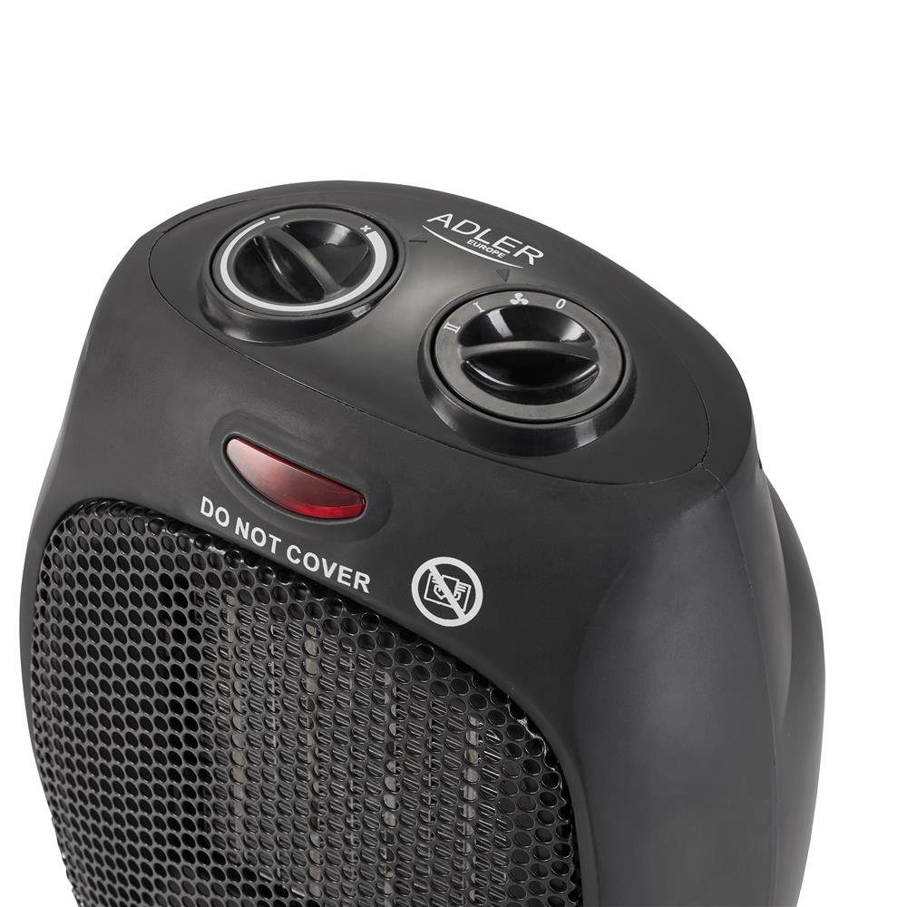 Adler Keramikheizlüfter AD 7702 2in1 Heizlüfter + Luftkühler, 1500 W, zwei Heizstufen, Kaltstufe, Überhitzungsschutz