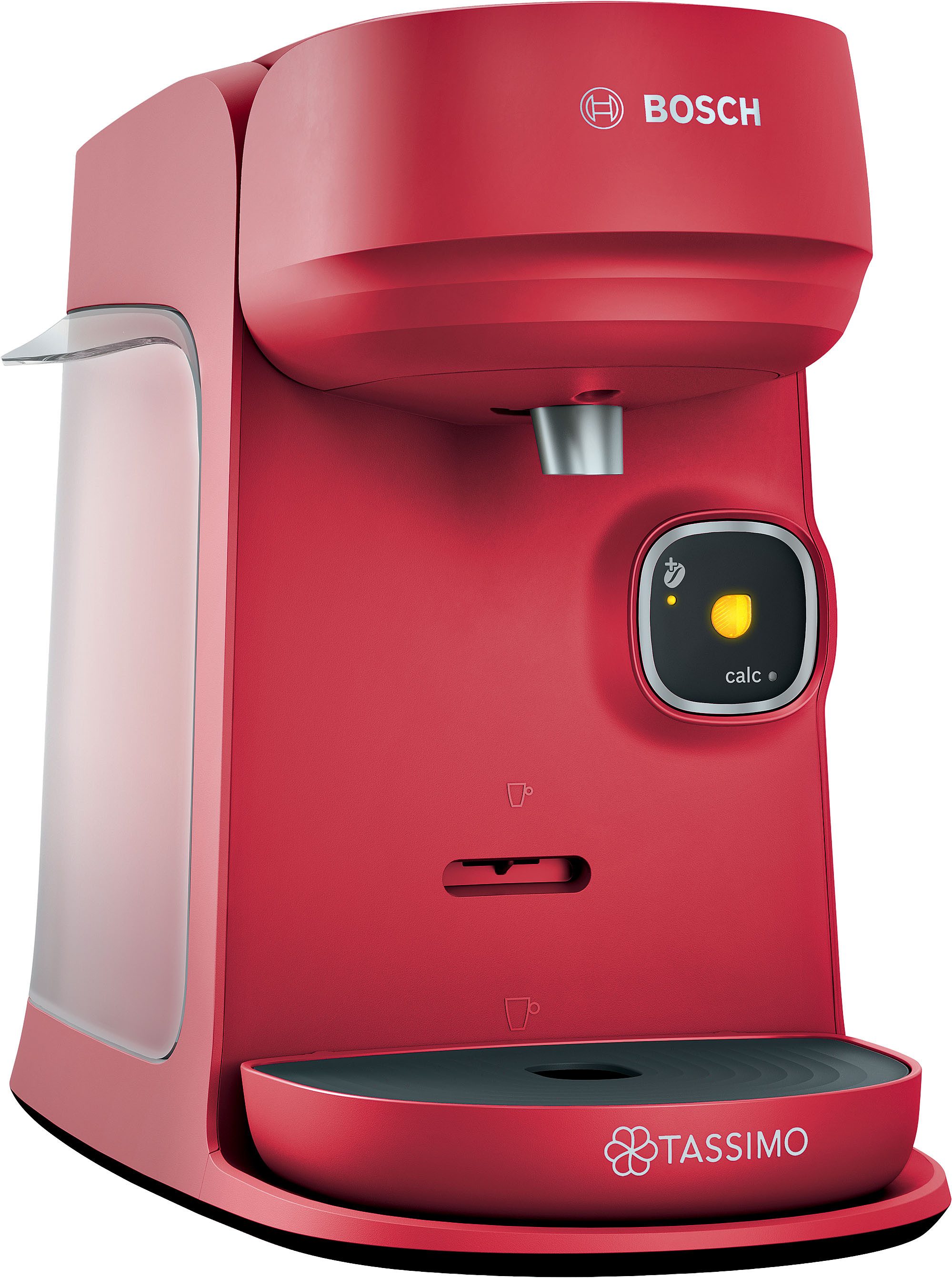 TASSIMO Kapselmaschine TASSIMO harmony plus TAS173B, rot, Sofortstart ohne Aufheizzeit, Großer 850ml-Wassertank, bis zu 70 Getränke …