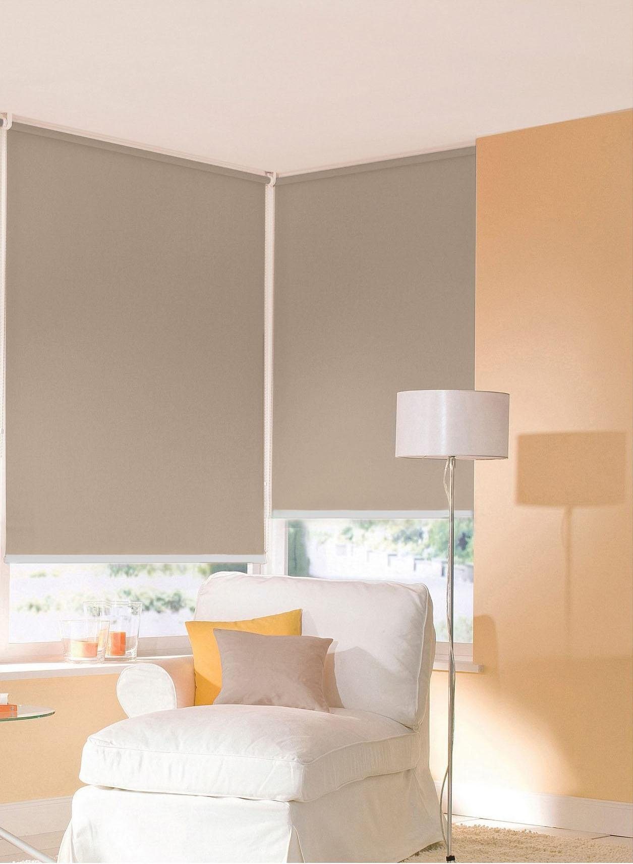 Seitenzugrollo One size Style uni, sunlines, Lichtschutz, freihängend, verschraubt, Made in Germany