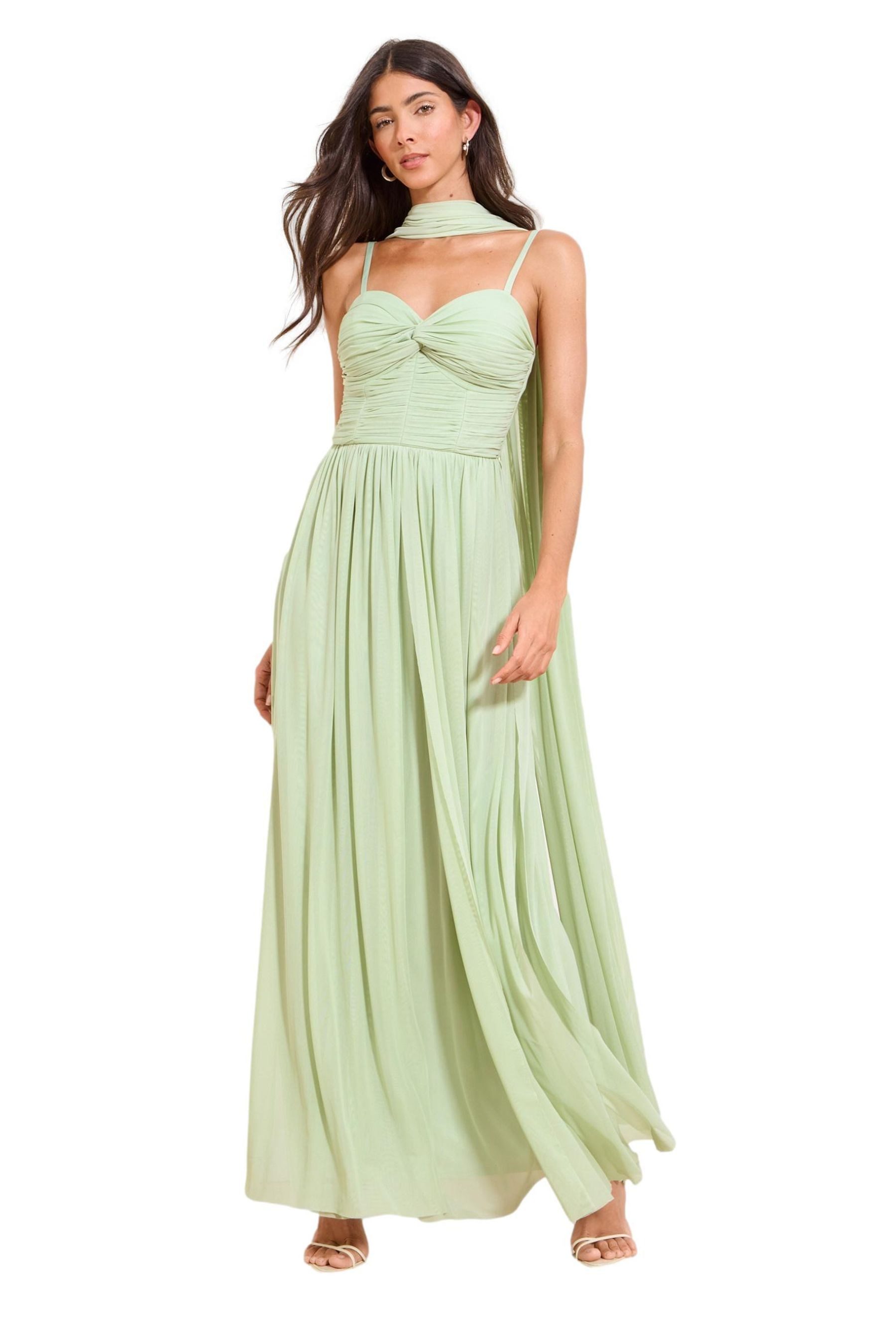 LIPSY Maxikleid Lipsy Brautjungfern-Maxikleid, Kurzgröße (1-tlg)