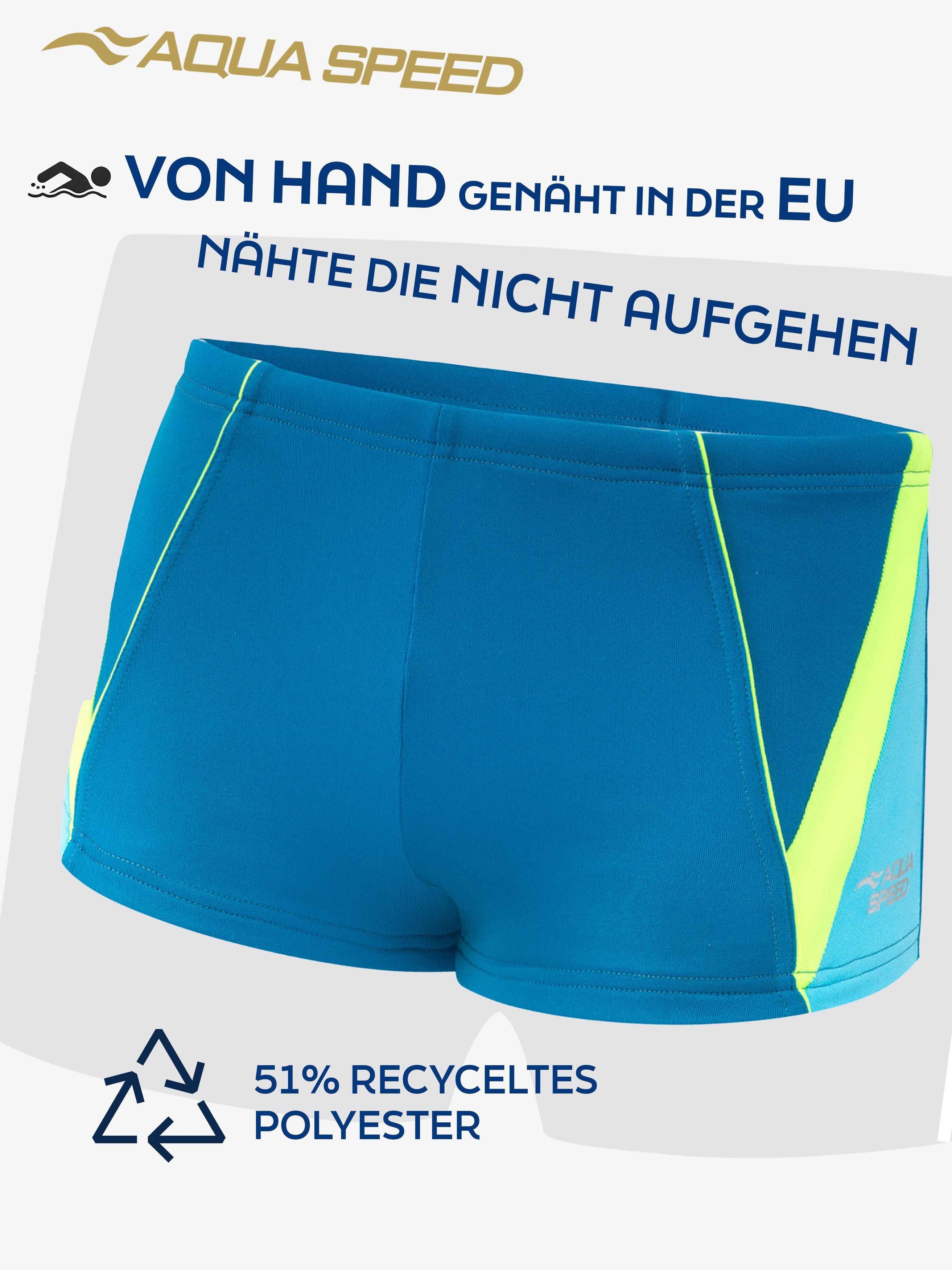 Aqua Speed Badehose Jungen Kinder Badehose Schwimmhose Modern Kordelzug 140-158 cm (Einzelartikel) Chlorresistent, Perfekte Passform, Schwimmtraining & Freizeit – Bild 2 von 5