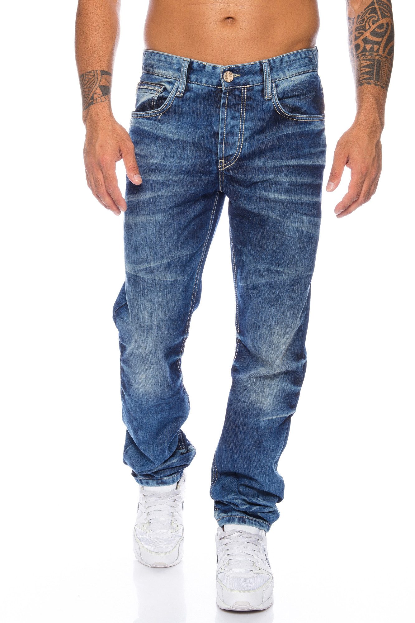 Cipo & Baxx Regular-fit-Jeans Herren Jeans günstig online kaufen