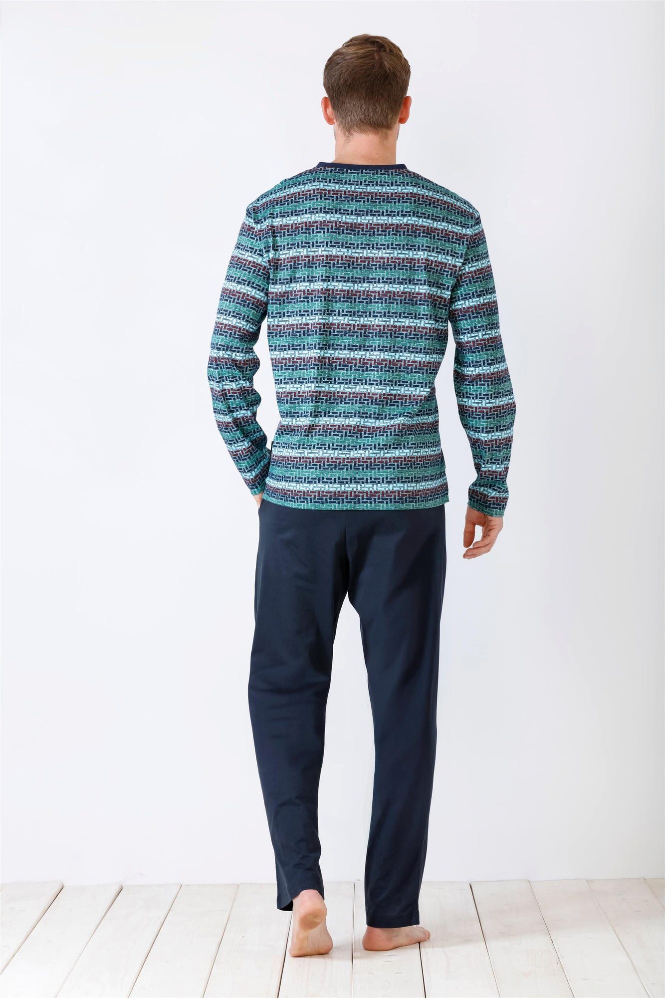 Hajo Schlafanzug Herren Schlafanzug Premium Cotton Single Jersey günstig online kaufen