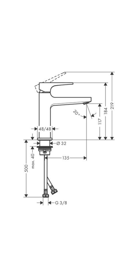 Thumbnail - hansgrohe Waschtischarmatur