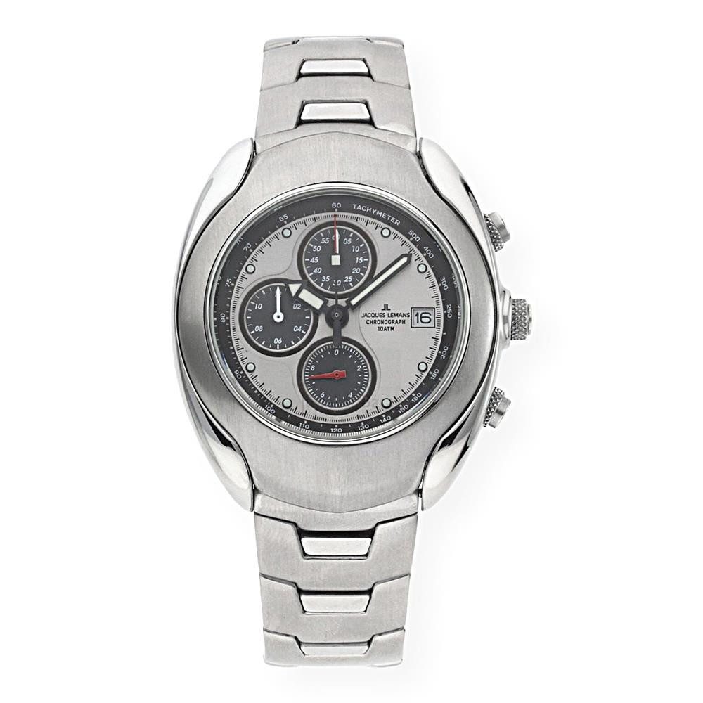 Jacques Lemans Armband Jacques Lemans Herrenarmbanduhr 1-841M128-7 Chronograph (kein Set, 1-tlg., kein Set)