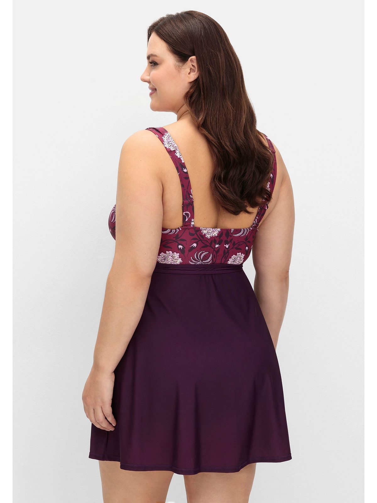 sheego by Joe Browns Tankini-Top Große Größen, in ausgestellter Longform