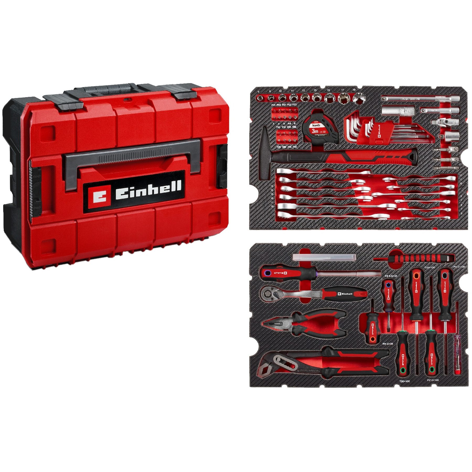 Einhell Werkzeugkoffer E-Case 80-teilig günstig online kaufen