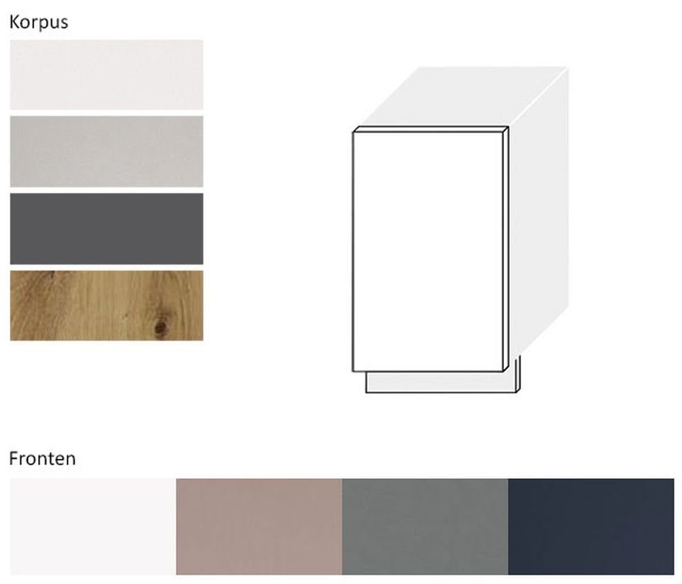 Frontblende Bonn, Geschirrspülerfront vollintegriert B/H: 45cm / 71,3cm