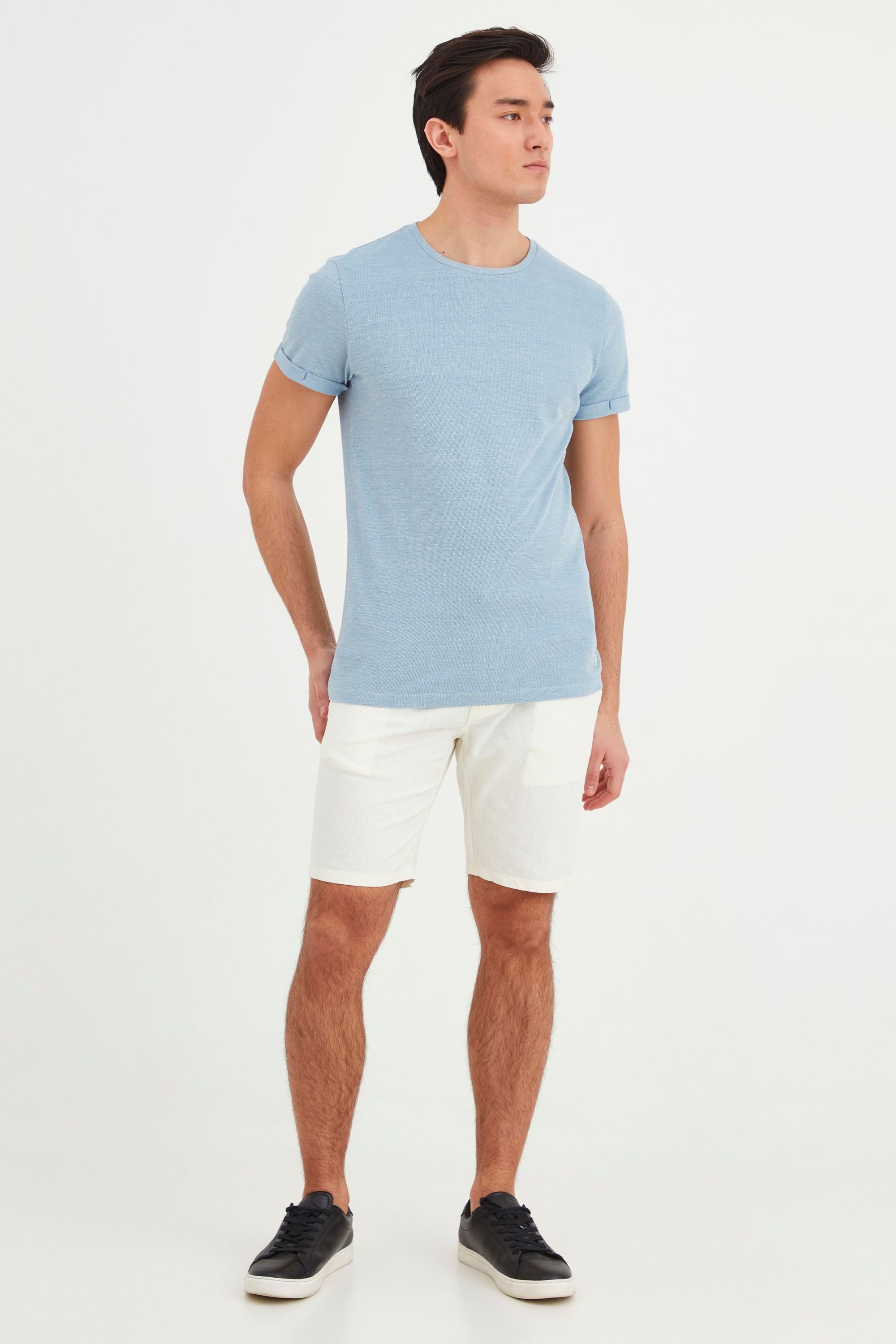 Blend Leinenhose BHMennok Leinenmix-Shorts mit Stoff Gürtel