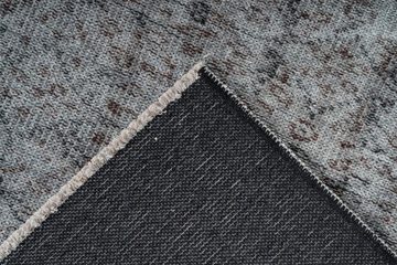Teppich Kurzflorteppich Mottled 200 Grau 80 x 150 cm, Qiyano, rechteckig, Höhe: 0.5 mm